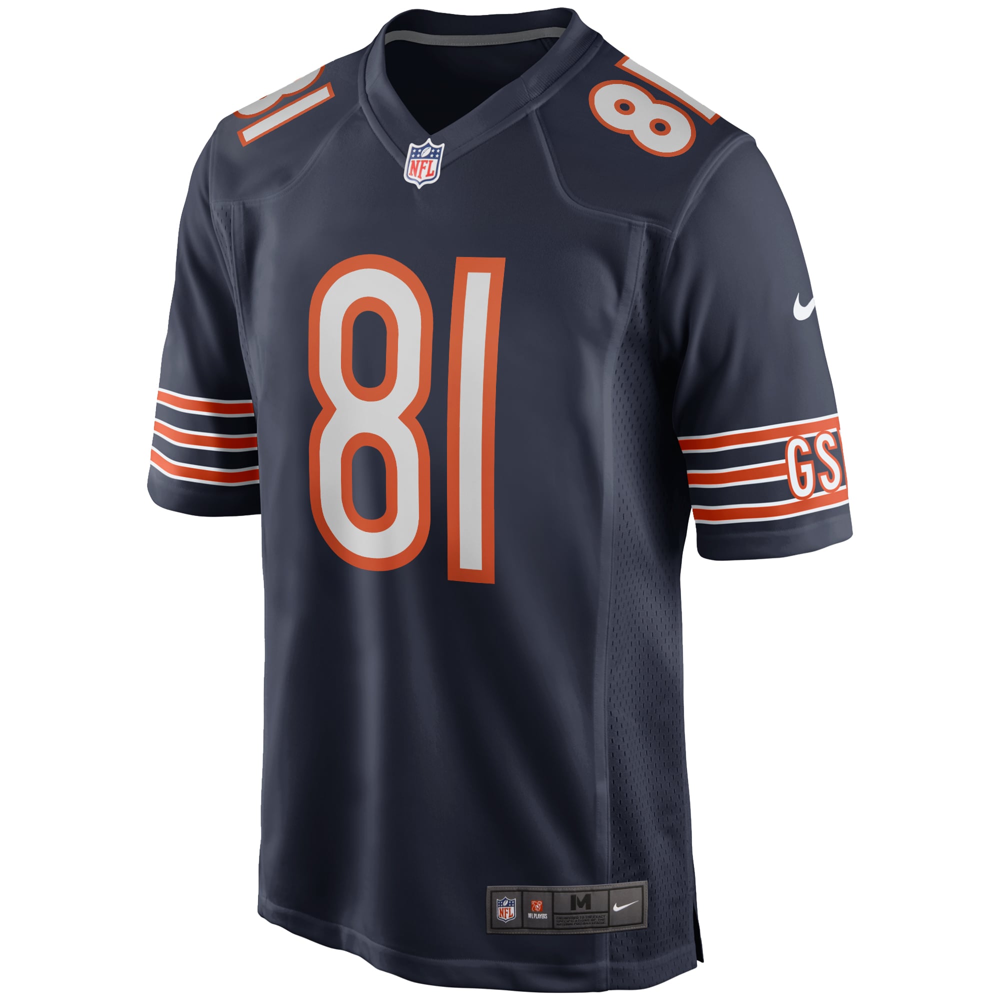 Doug Atkins Chicago Bears Player Game Jersey - Navy