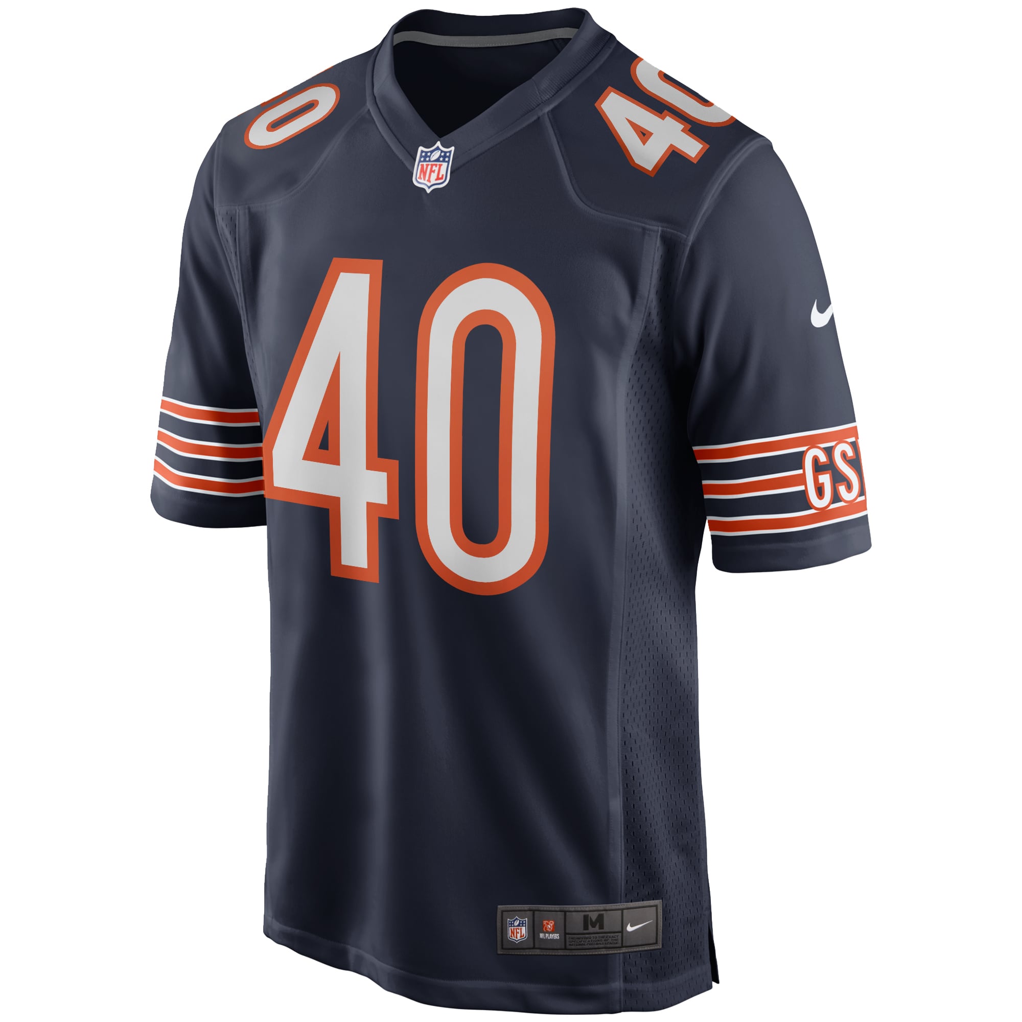 Gale Sayers Chicago Bears Player Game Jersey - Navy