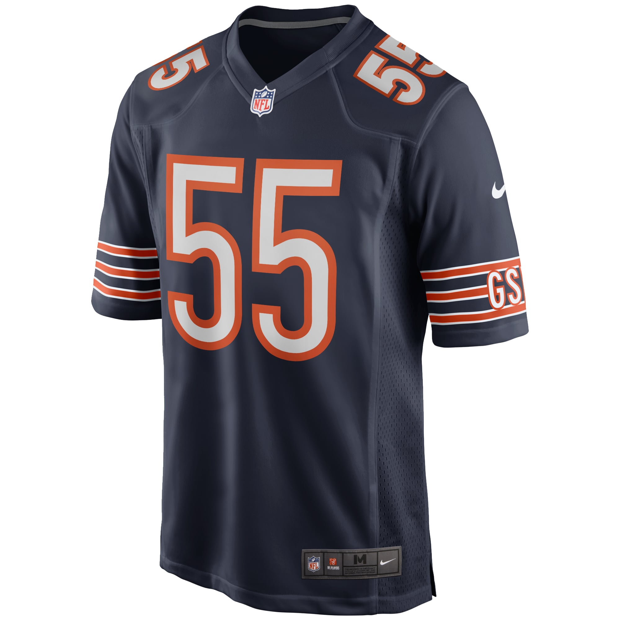 Lance Briggs Chicago Bears Player Game Jersey - Navy