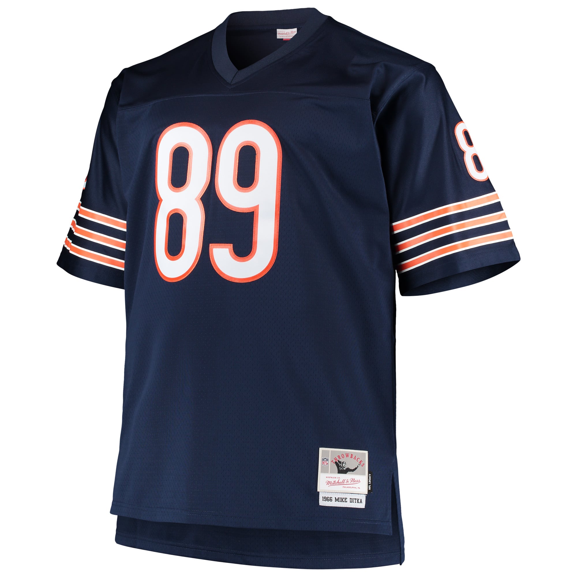 Mike Ditka Chicago Bears Player Big & Tall Throwback Jersey - Navy