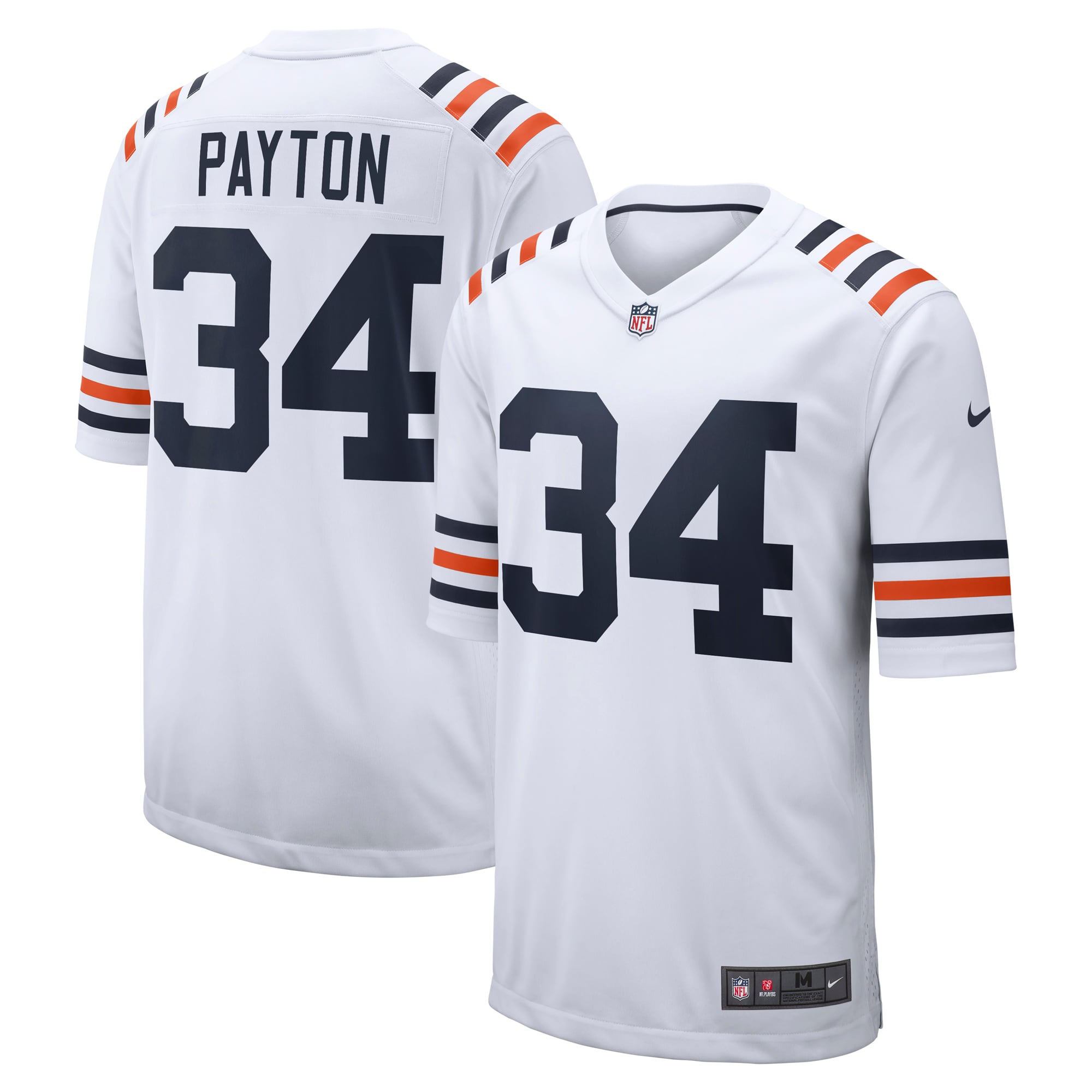 Walter Payton Chicago Bears Player Alternate Game Jersey - White