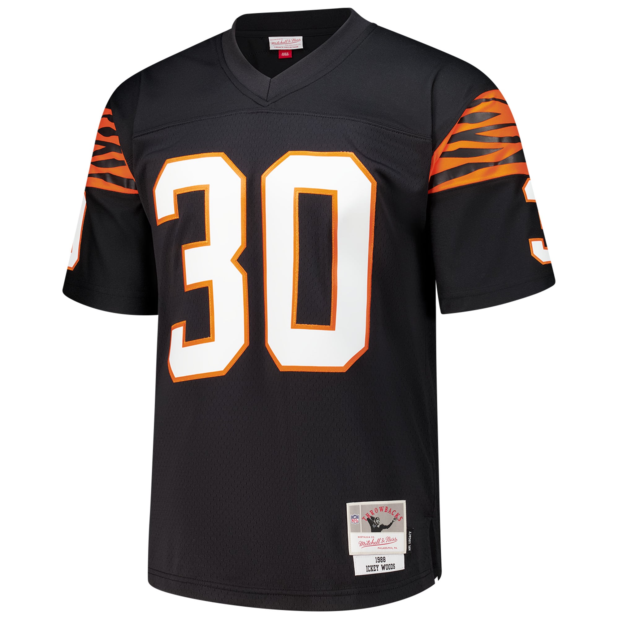Ickey Woods Cincinnati Bengals Throwback Jersey - Black
