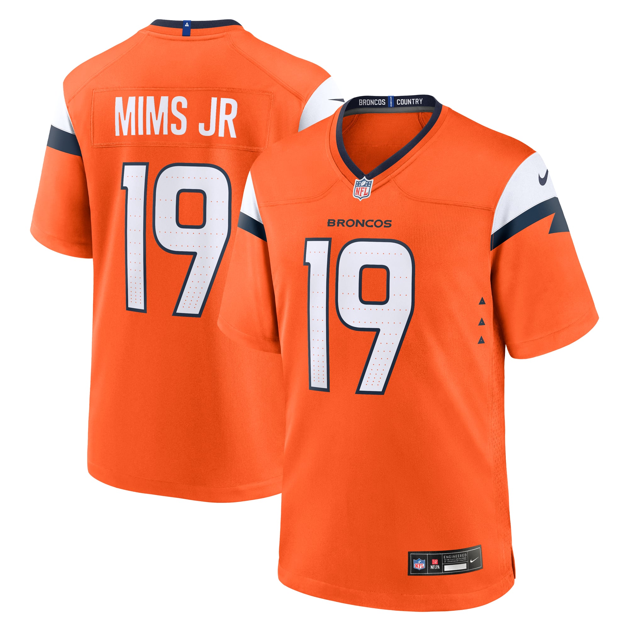 Denver Broncos Team Game Jersey - Orange
