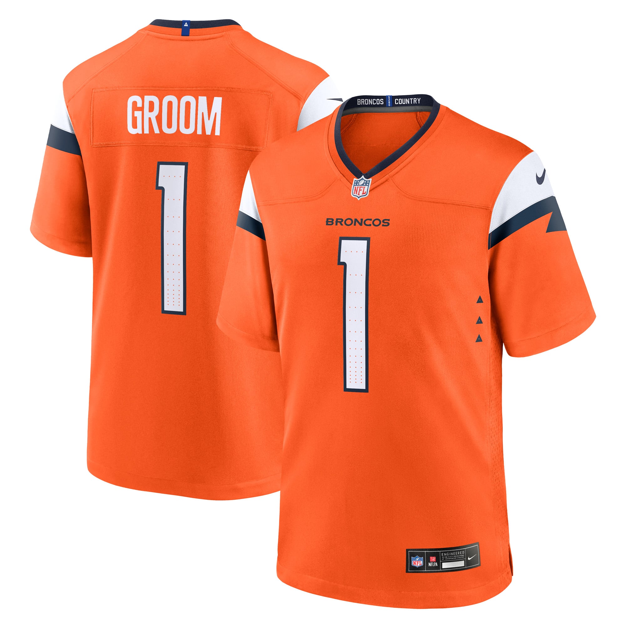 Denver Broncos Game Jersey - Orange