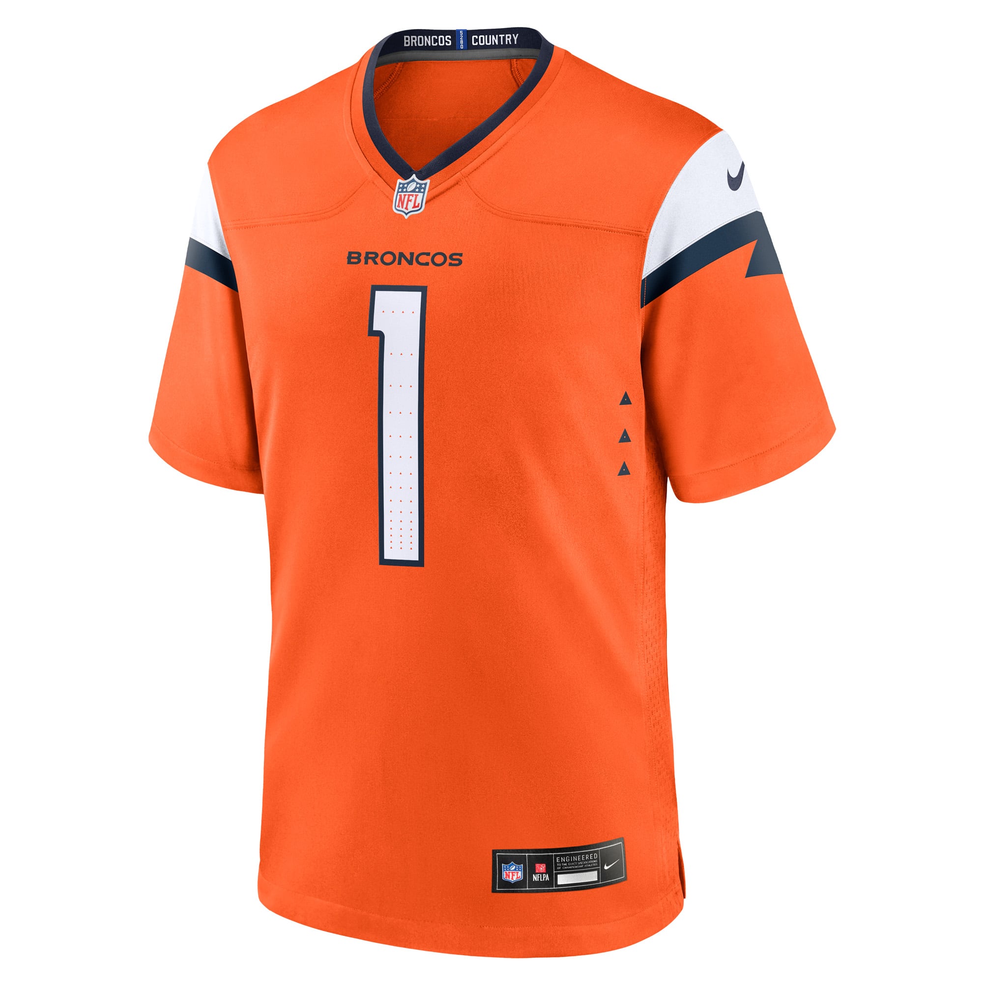Denver Broncos Game Jersey - Orange