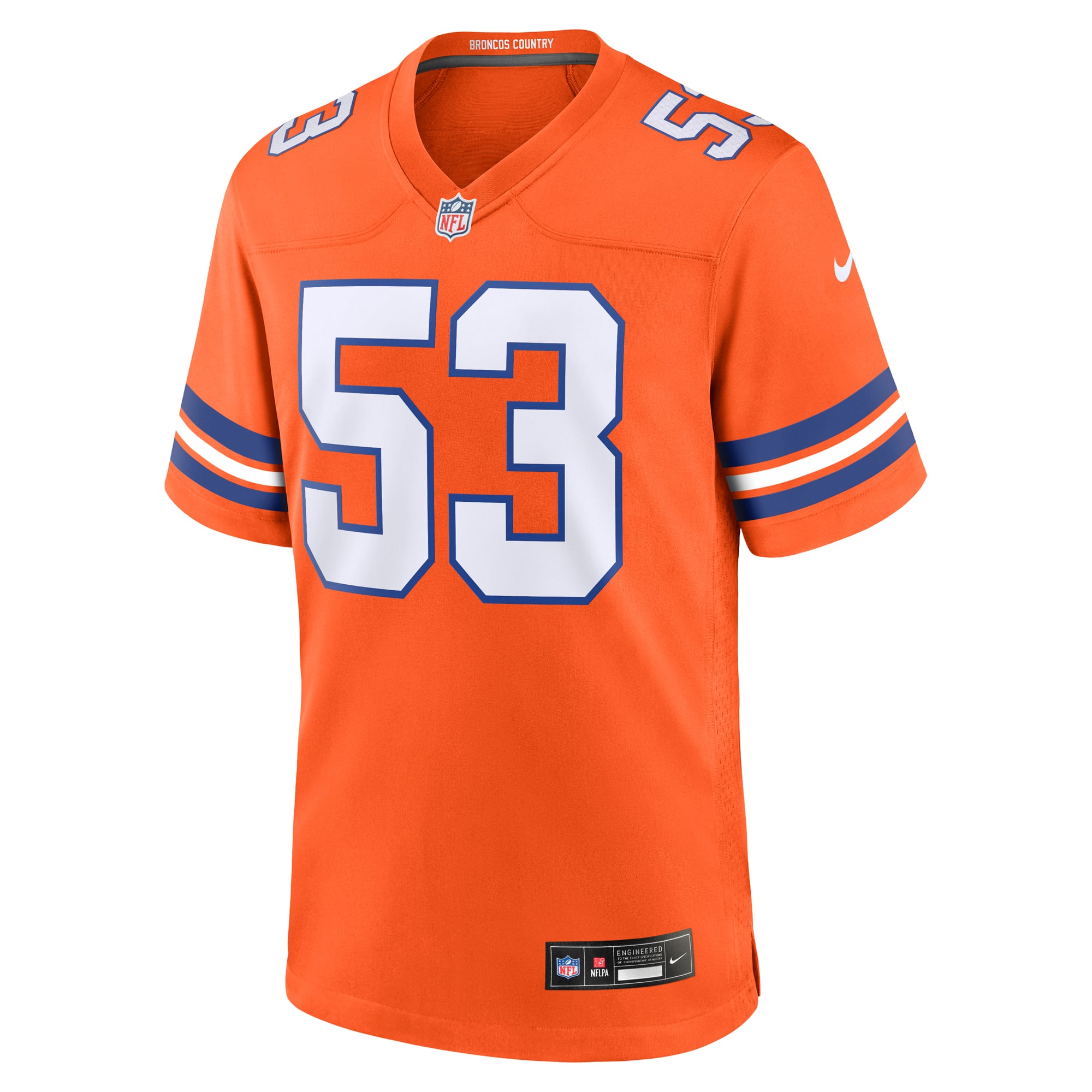 Randy Gradishar Denver Broncos Player Alternate Game Jersey - Orange