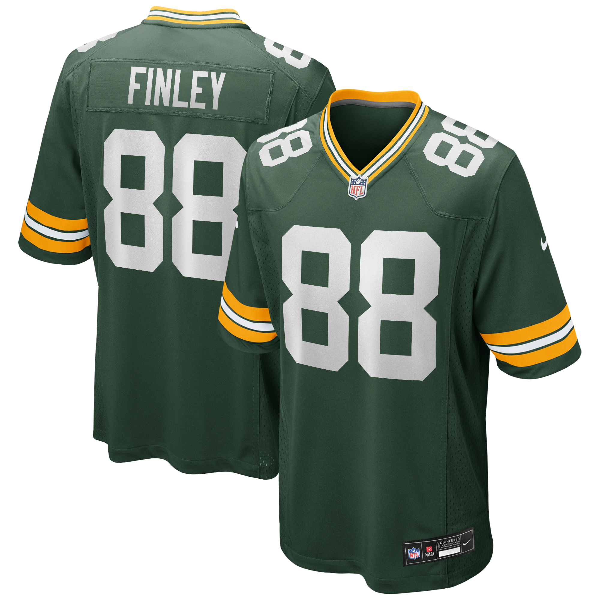 Jermichael Finley Green Bay Packers Player Game Jersey - Green