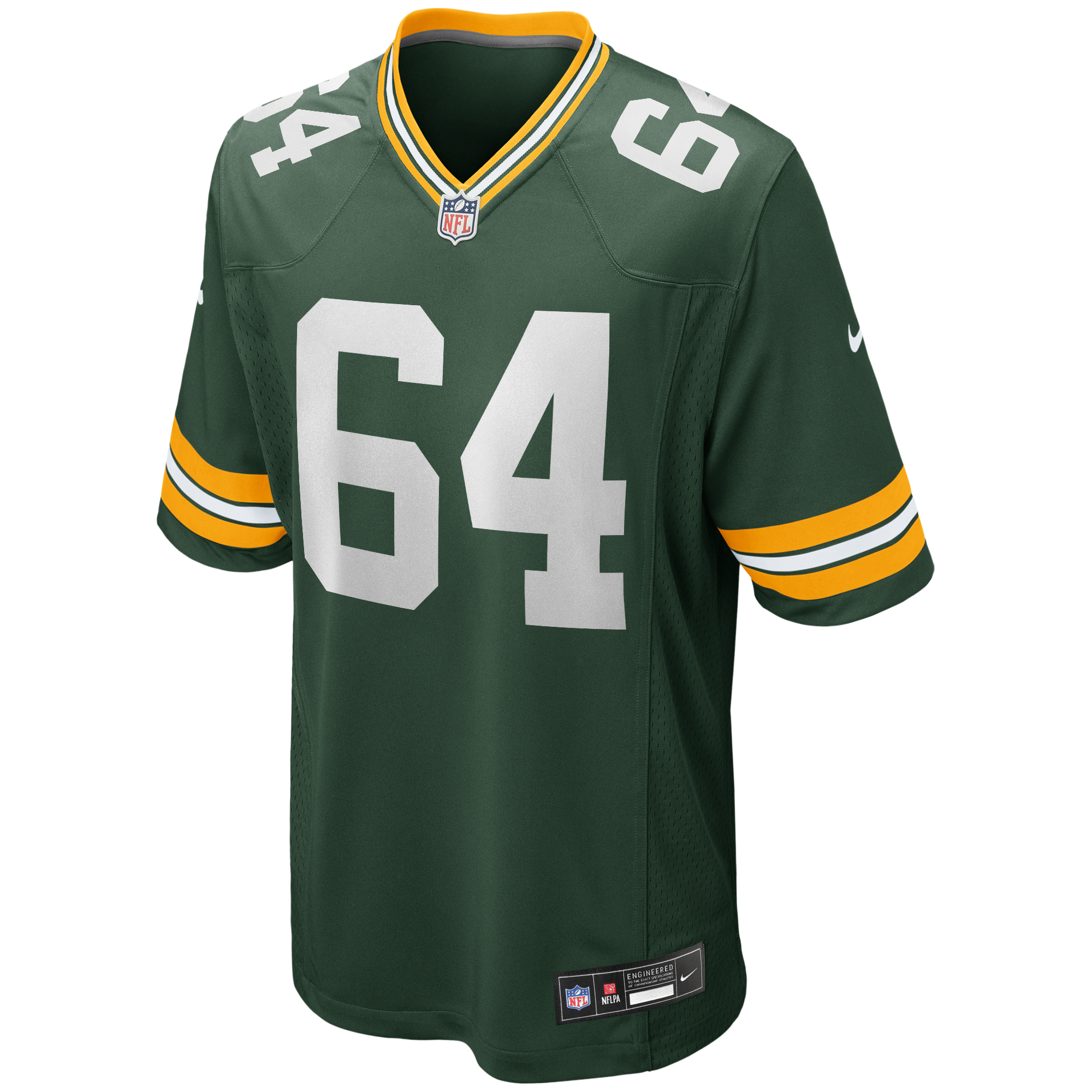 Jerry Kramer Green Bay Packers Player Game Jersey - Green