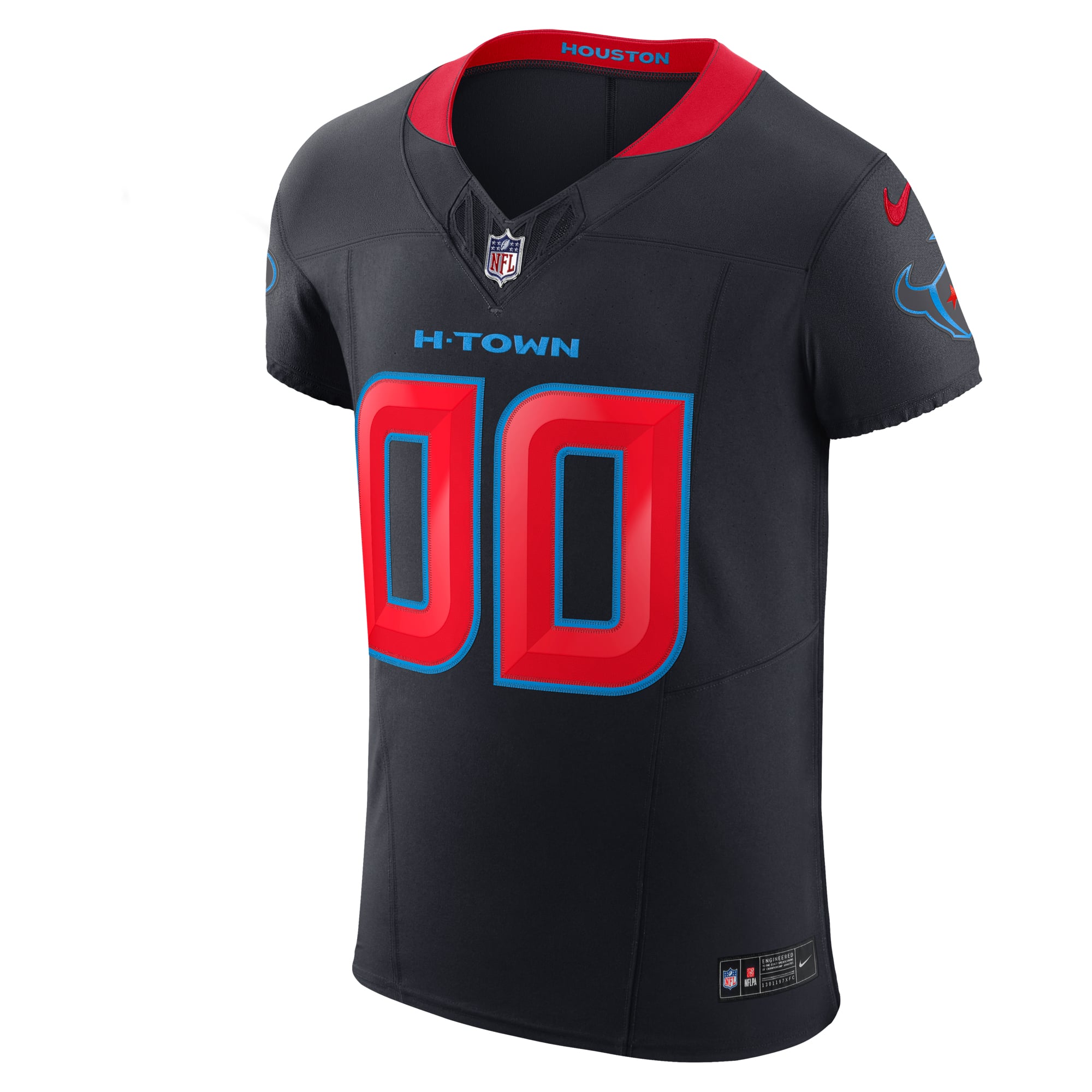 Houston Texans Alternate Vapor F.U.S.E. Elite Custom Jersey - Navy