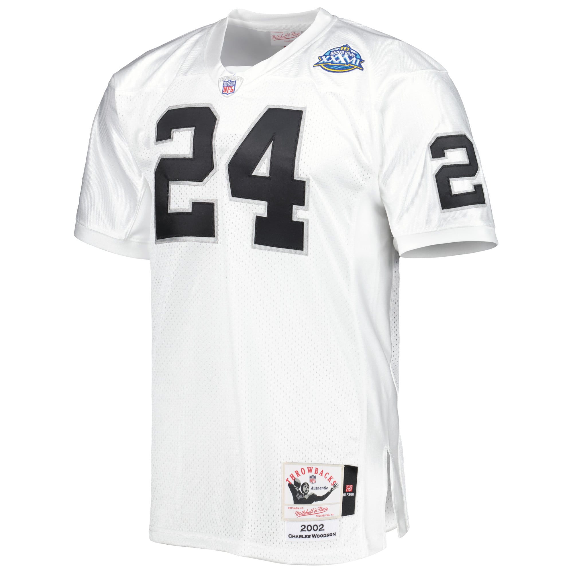 Charles Woodson Las Vegas Raiders Player Throwback Jersey - White