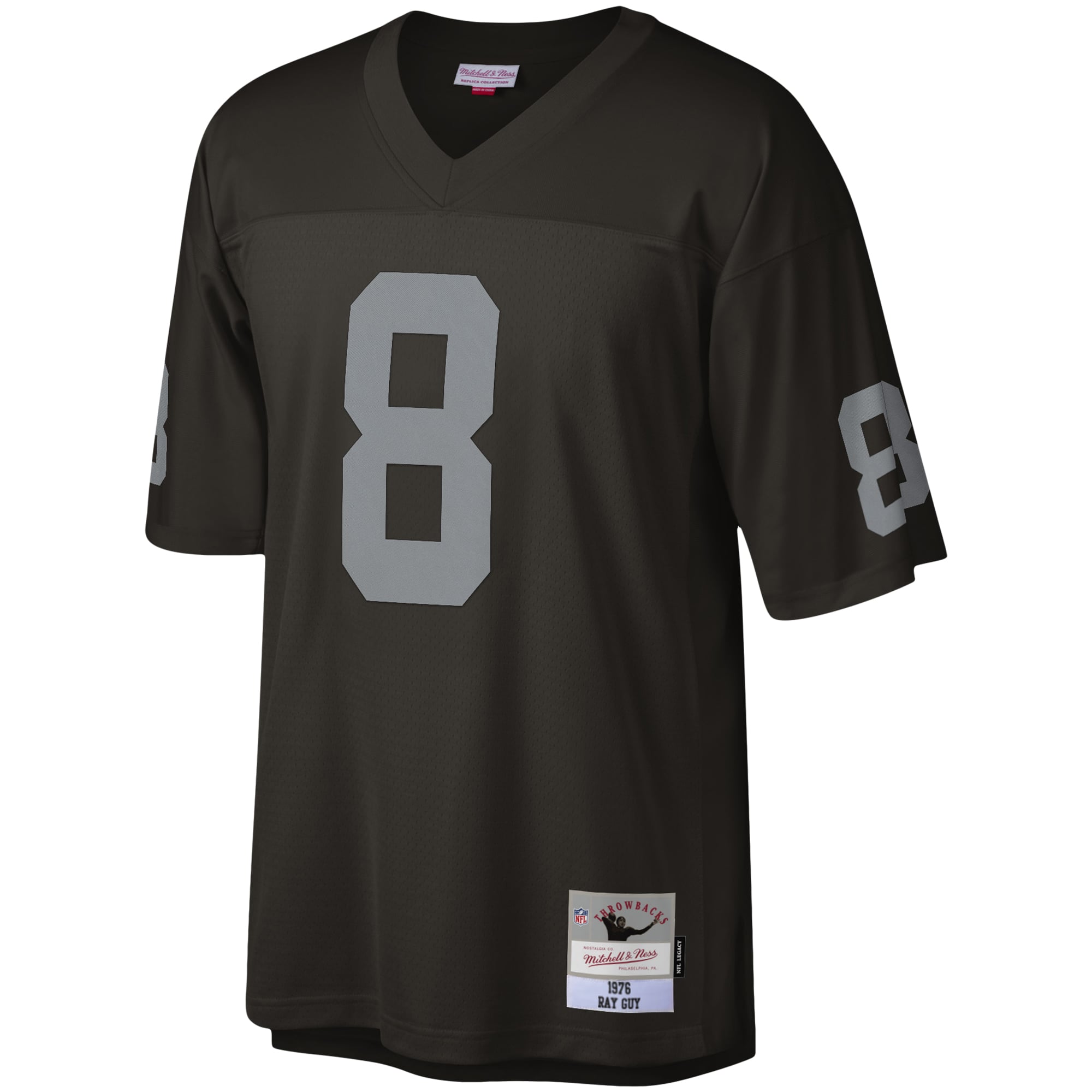 Ray Guy Las Vegas Raiders Throwback Jersey - Black