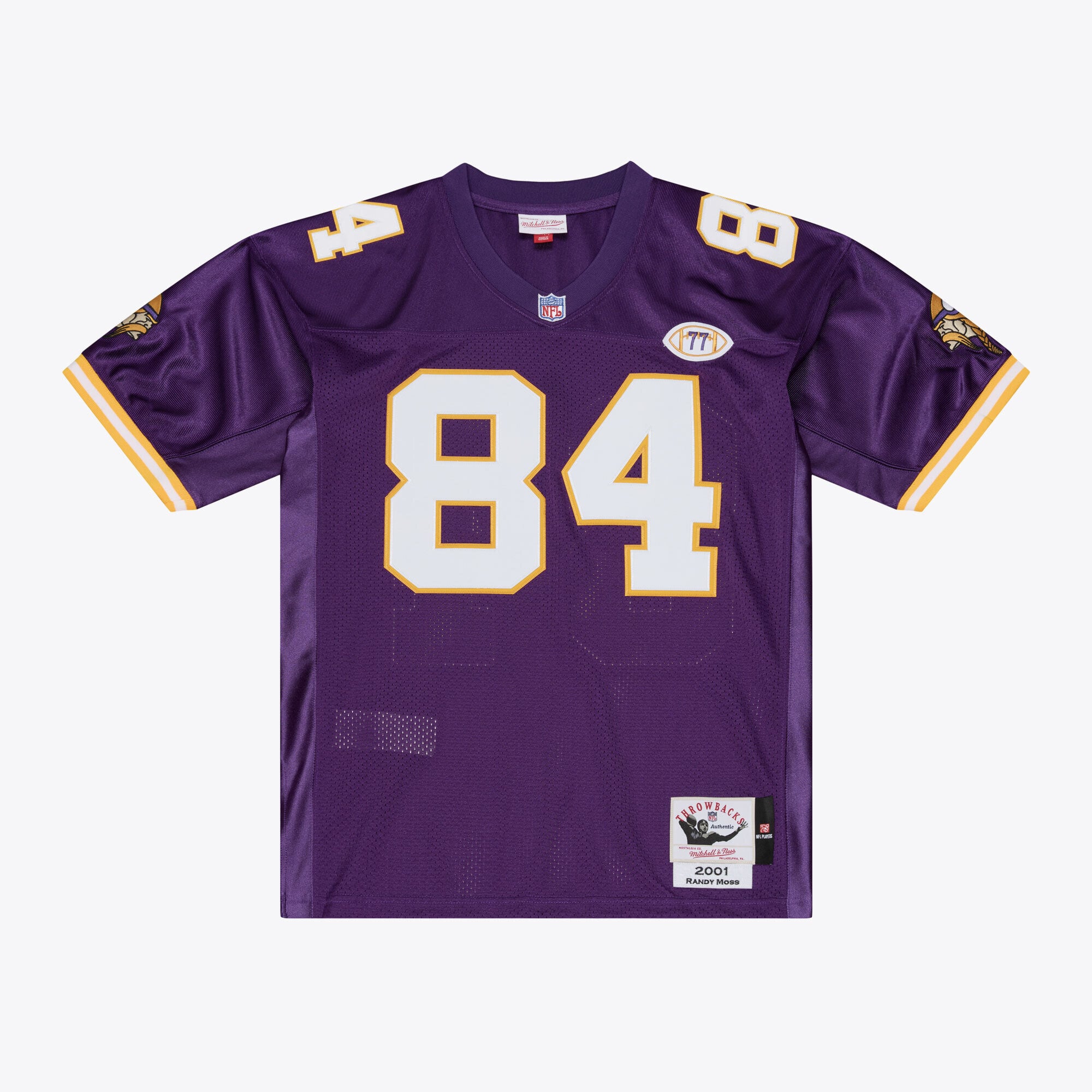 Randy Moss Minnesota Vikings Throwback Jersey - Purple