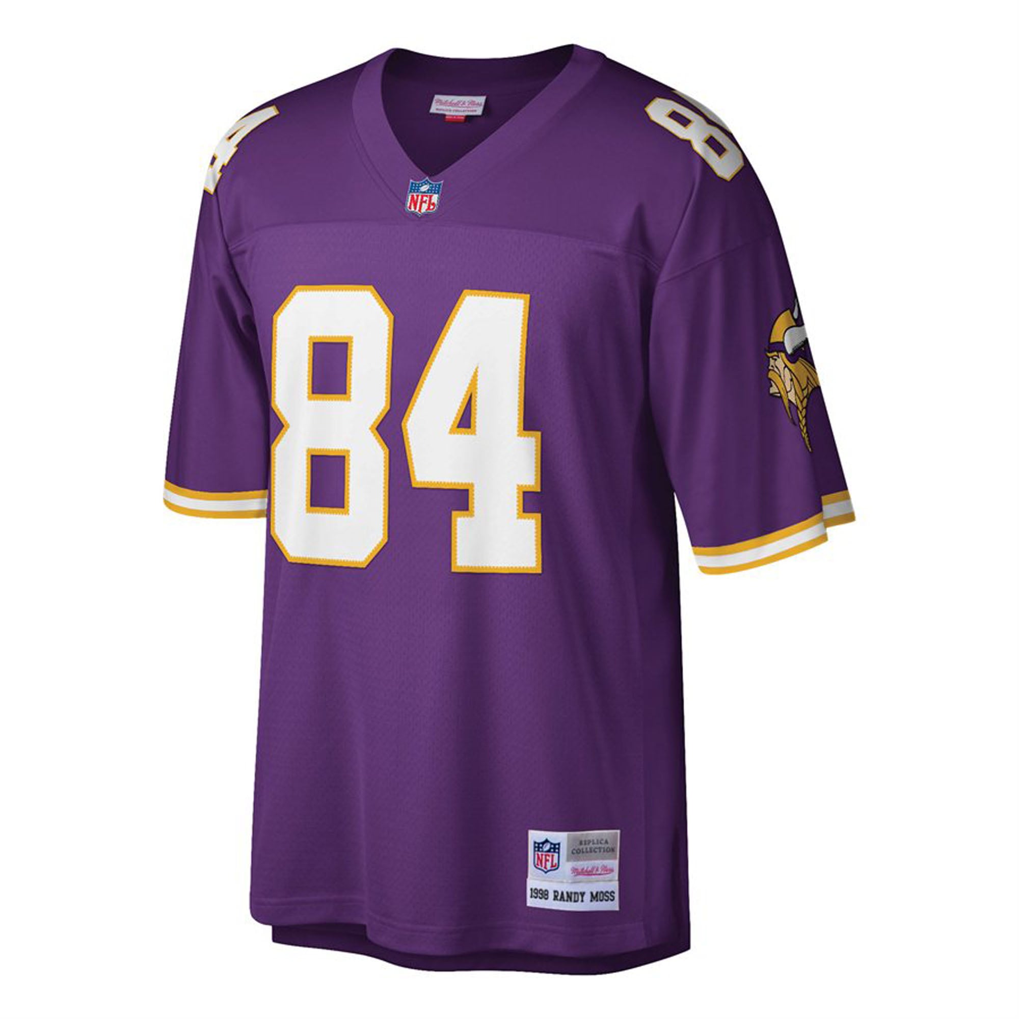 Randy Moss Minnesota Vikings Player Big & Tall Throwback Jersey - Purple