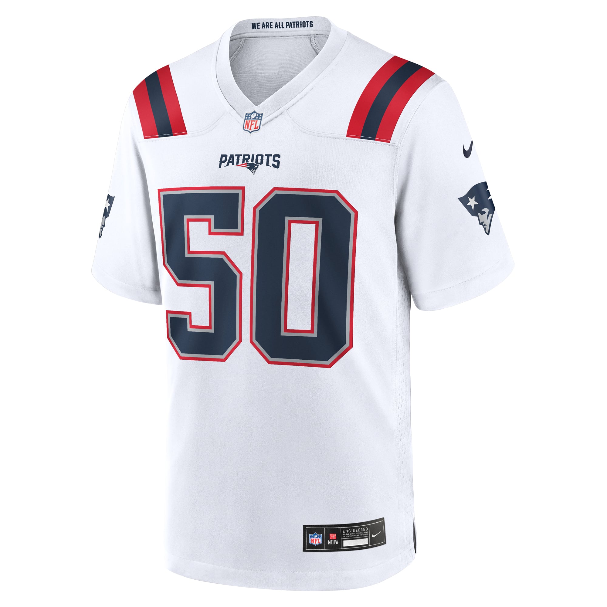 Mike Vrabel New England Patriots Player Game Jersey - White