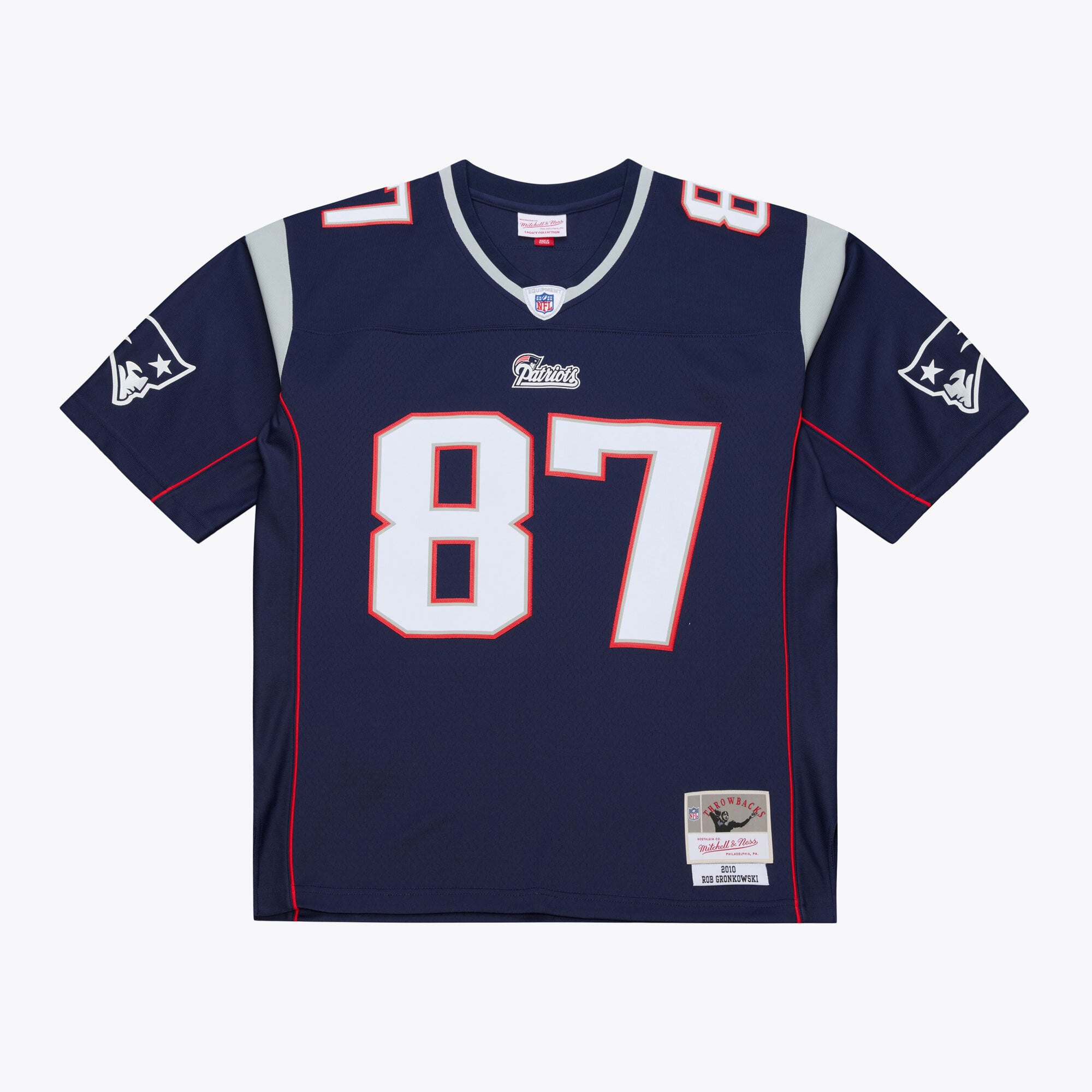 Rob Gronkowski New England Patriots Player Throwback Jersey - Navy