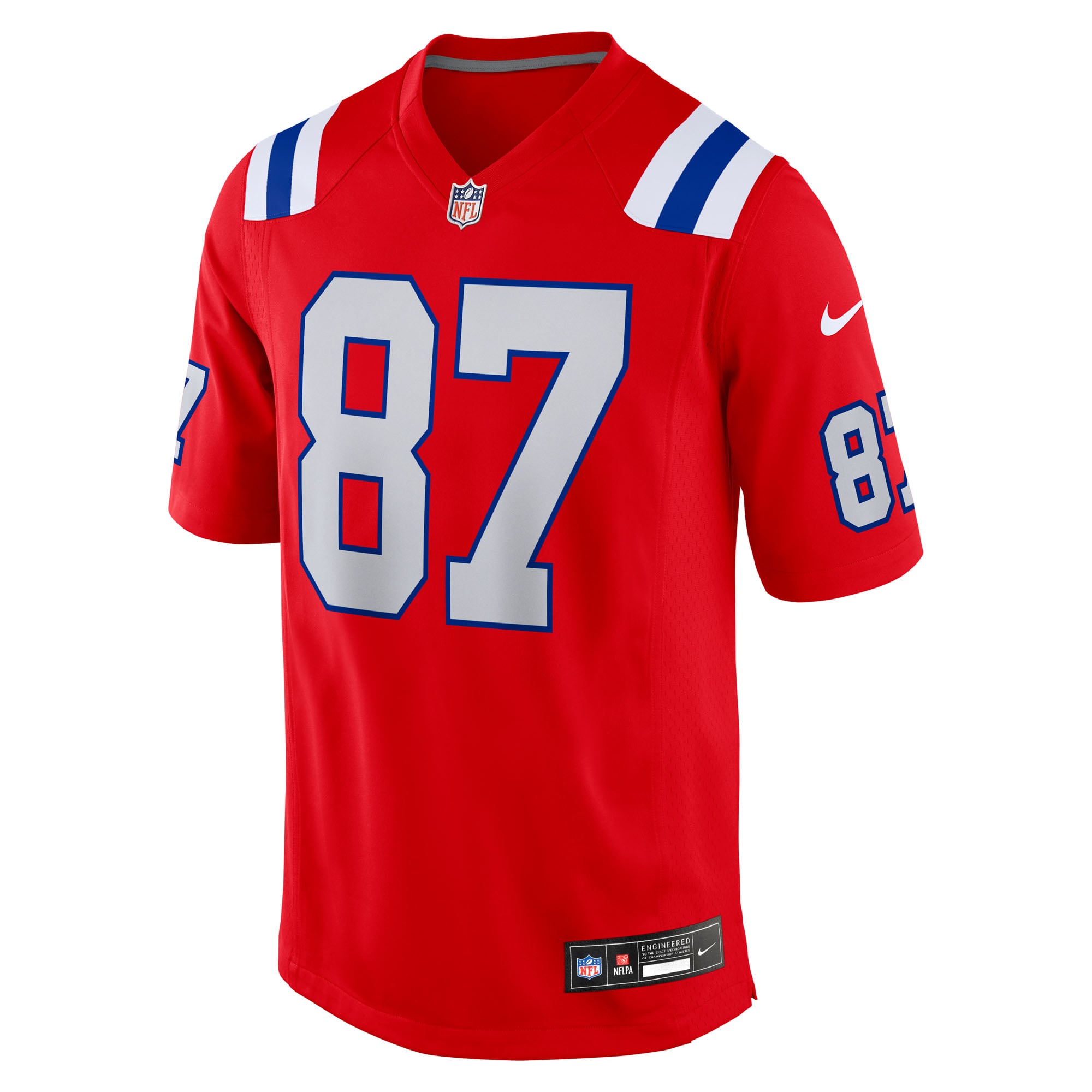 Rob Gronkowski New England Patriots Player Alternate Game Jersey - Red