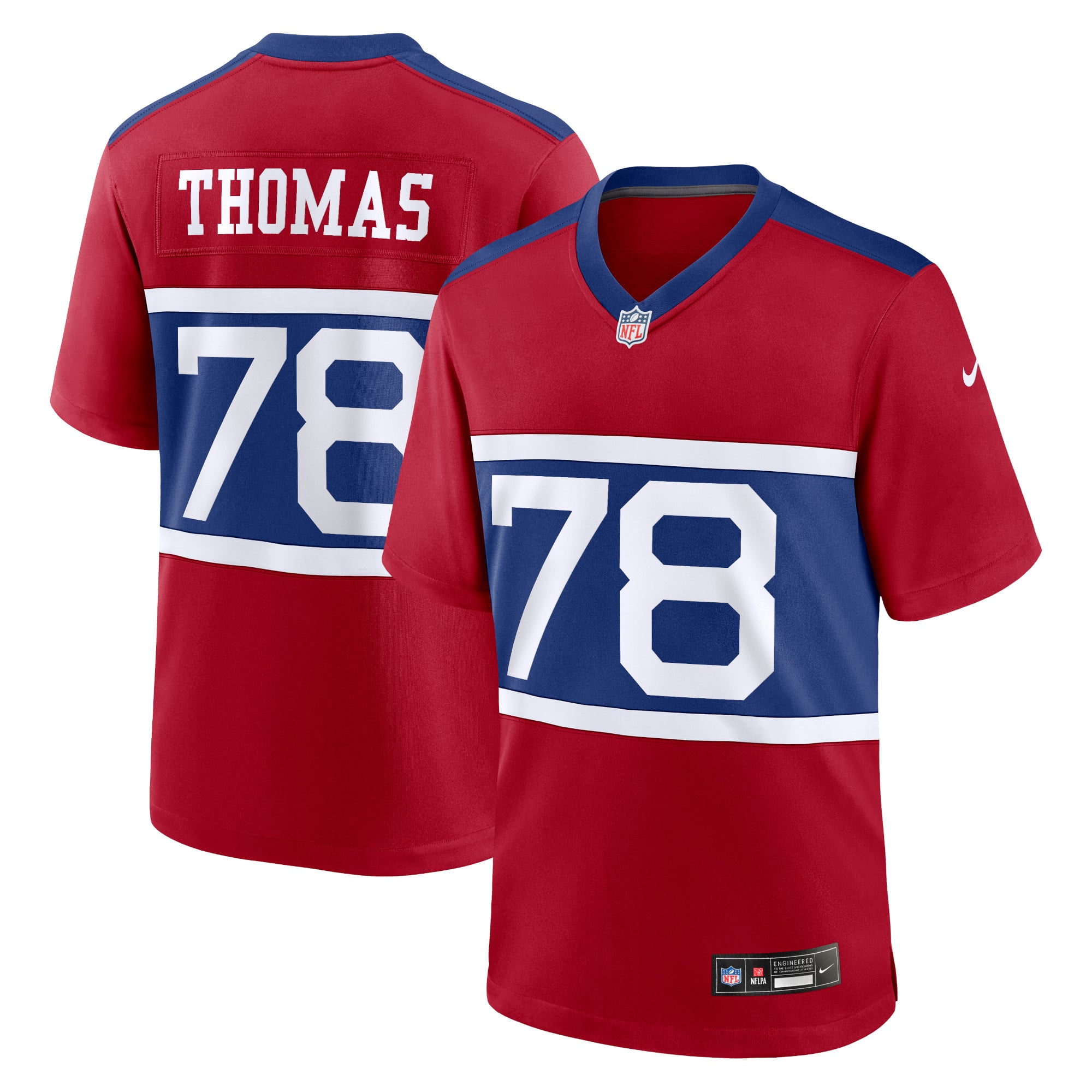 Andrew Thomas New York Giants Player Alternate Game Jersey - Red