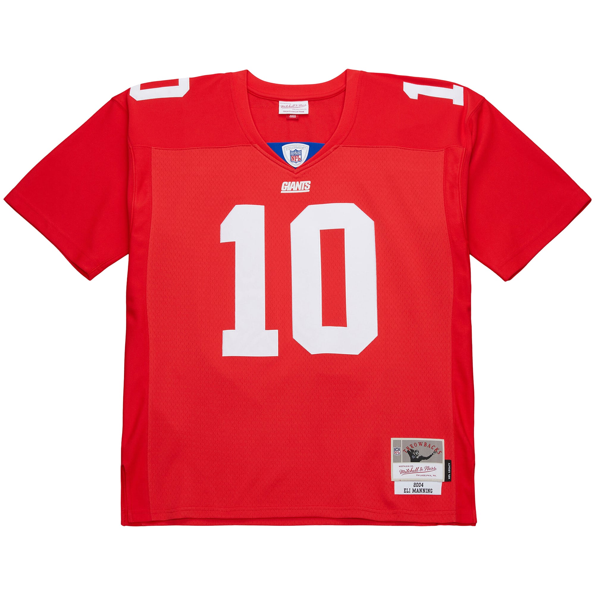 Eli Manning New York Giants Throwback Jersey - Red