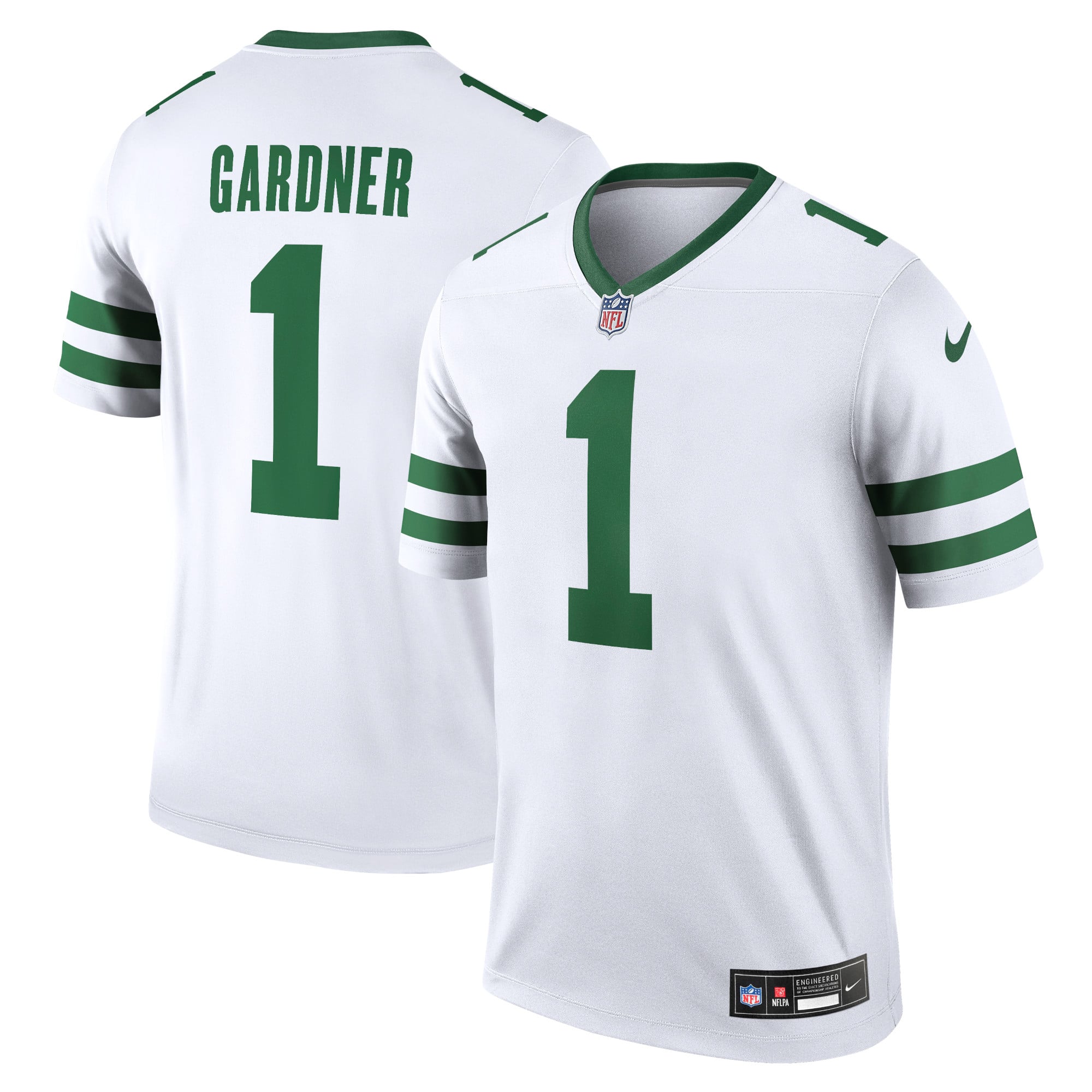 Ahmad Sauce Gardner New York Jets Player Legend Jersey - White