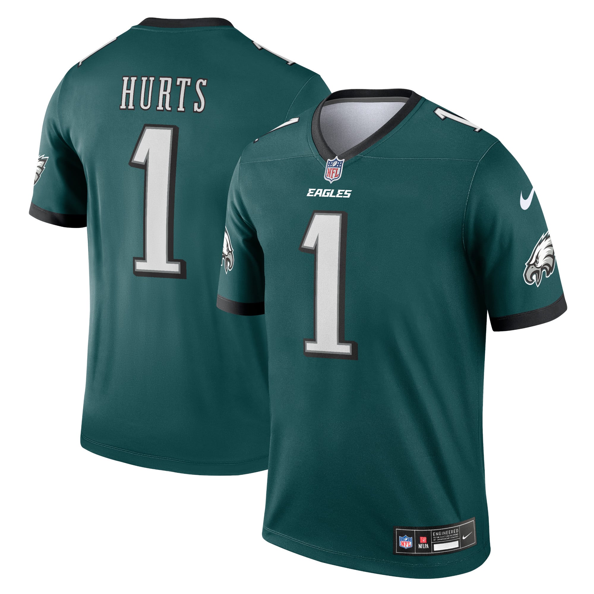 Jalen Hurts Philadelphia Eagles Player Legend Jersey - Green