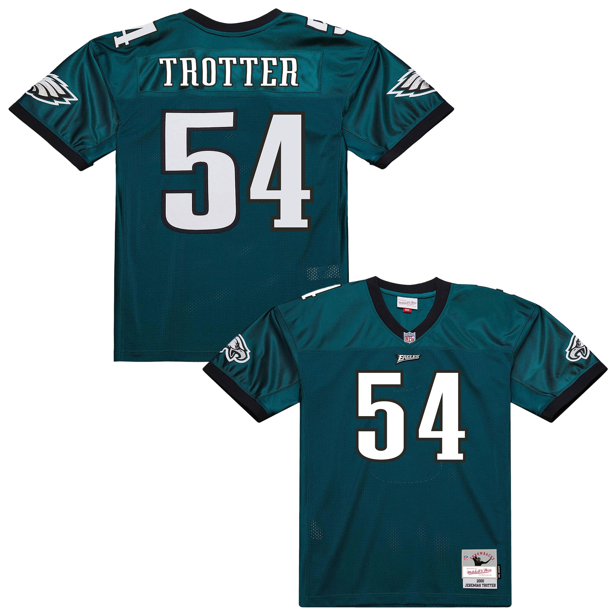 Jeremiah Trotter Philadelphia Eagles Throwback Jersey - Green