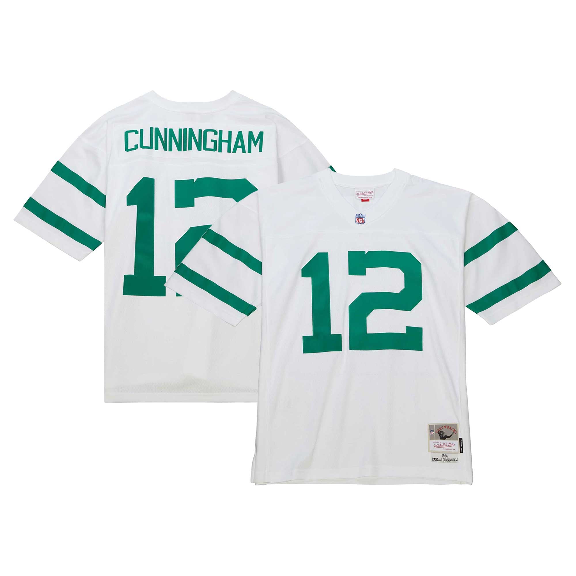 Randall Cunningham Philadelphia Eagles Throwback Jersey - White