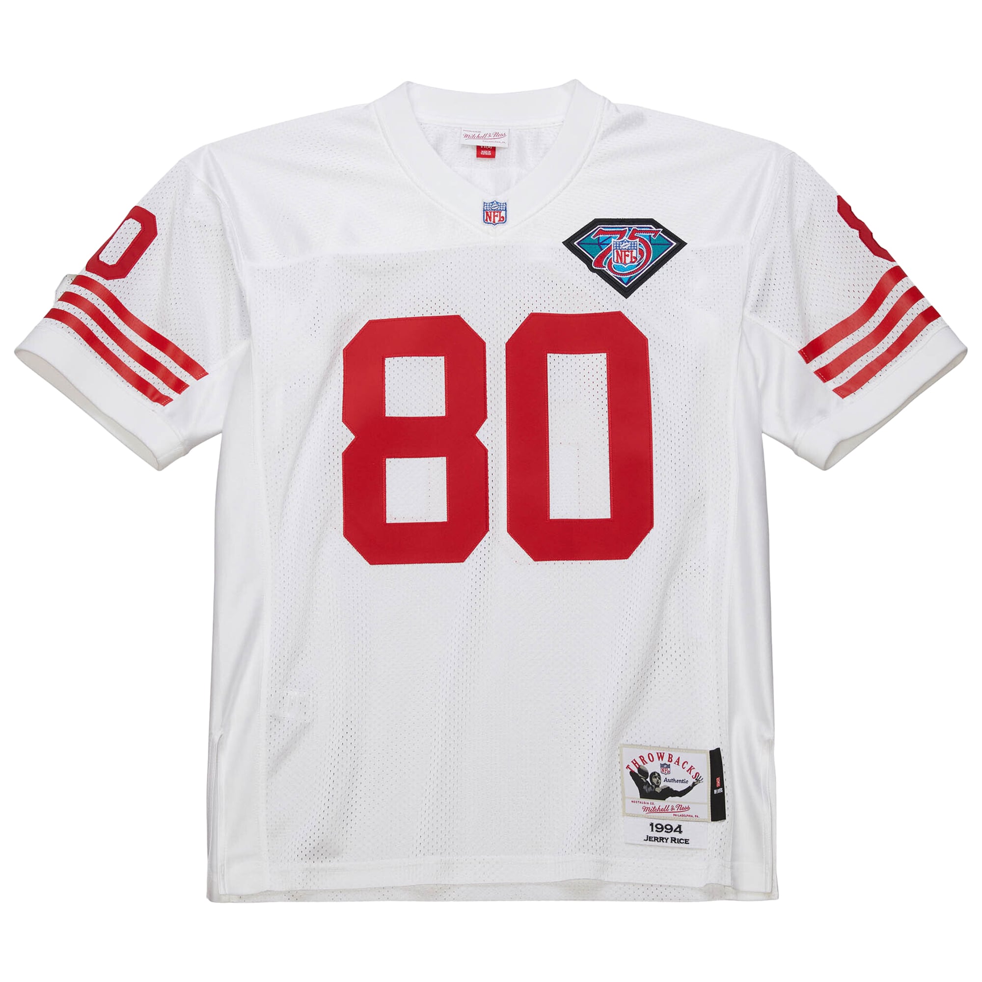 Jerry Rice San Francisco 49ers Player Throwback Jersey - White