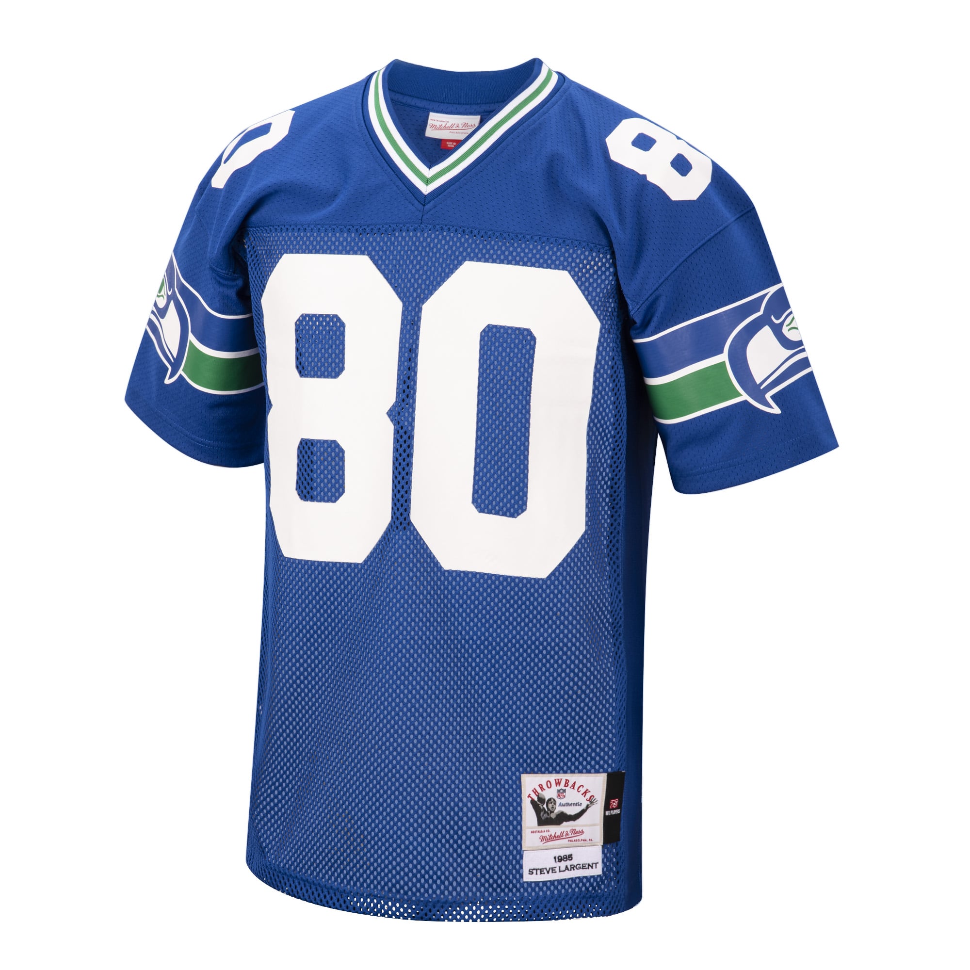 Steve Largent Seattle Seahawks Player Throwback Jersey - Royal