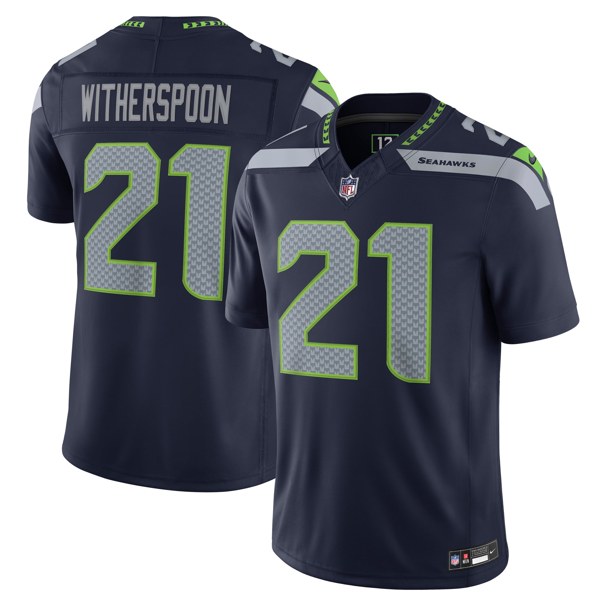 Devon Witherspoon Seattle Seahawks Team Vapor F.U.S.E. Limited Jersey - College Navy