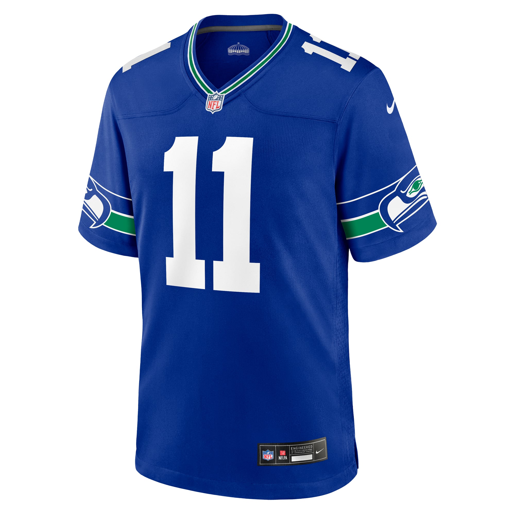 Jaxon Smith-Njigba Seattle Seahawks Player Throwback Game Jersey - Royal