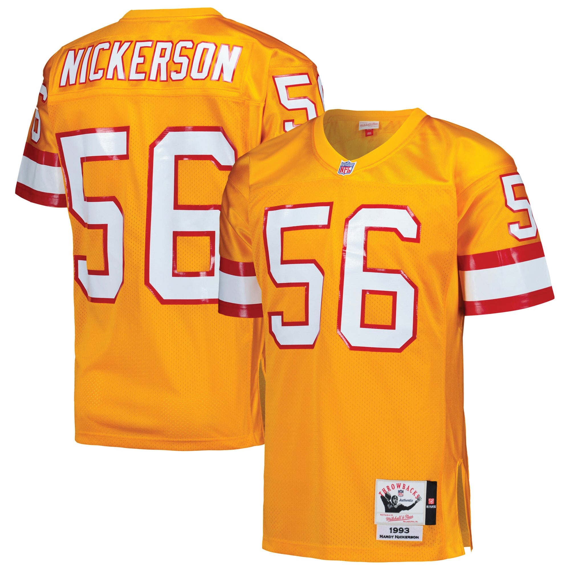 Hardy Nickerson Tampa Bay Buccaneers Player Throwback Jersey - Orange
