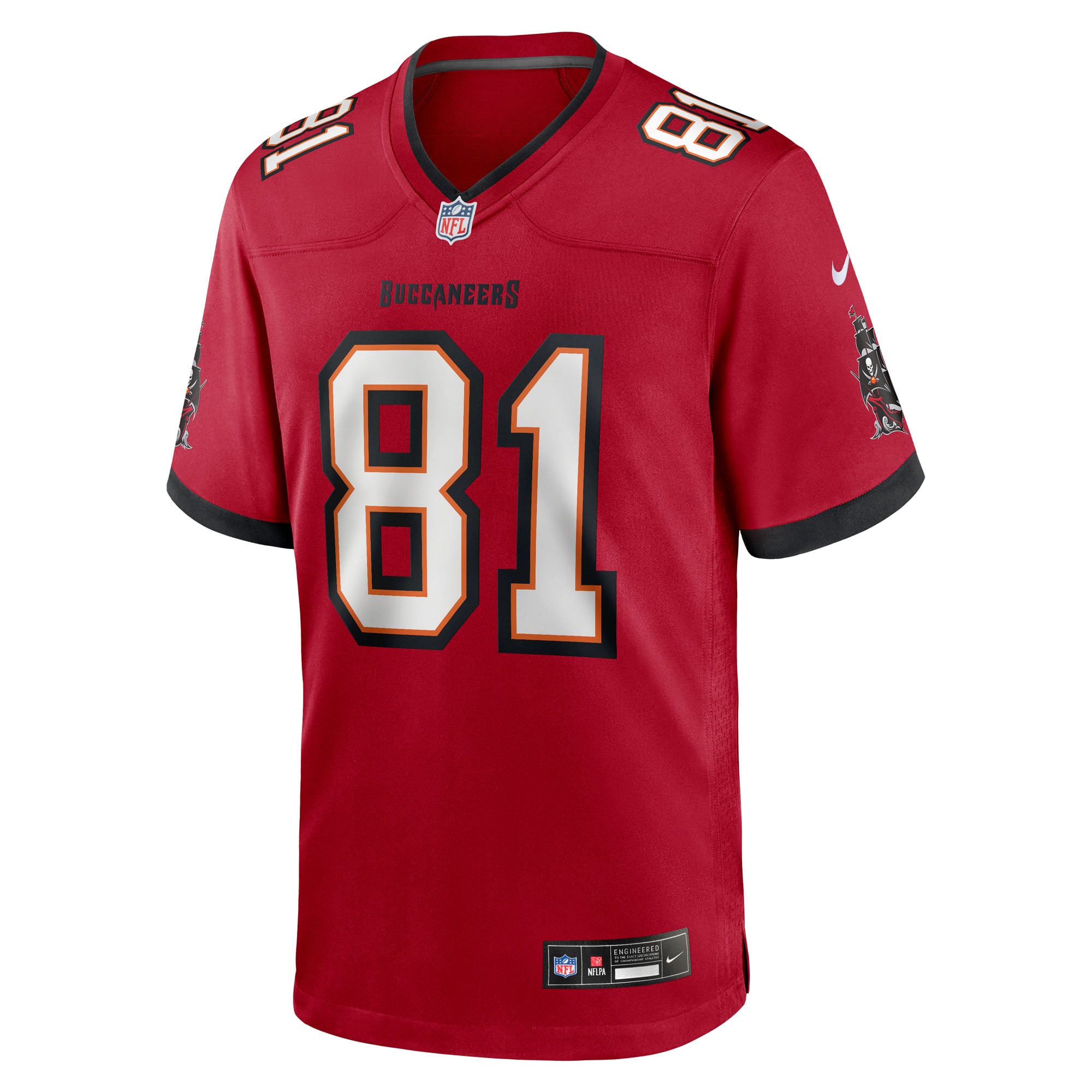 Ryan Miller Tampa Bay Buccaneers Team Game Jersey - Red