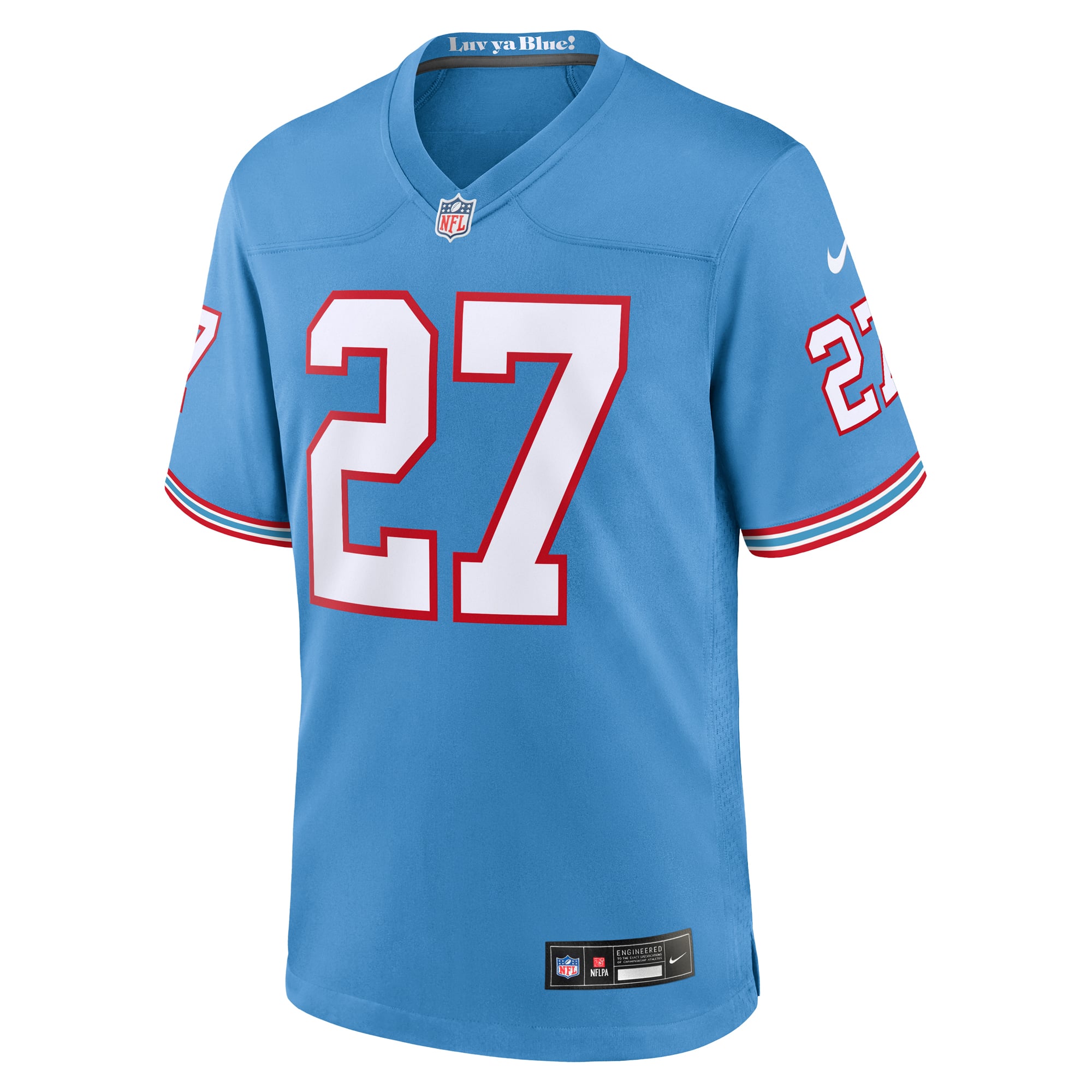 Eddie George Tennessee Titans Player Alternate Game Jersey - Light Blue