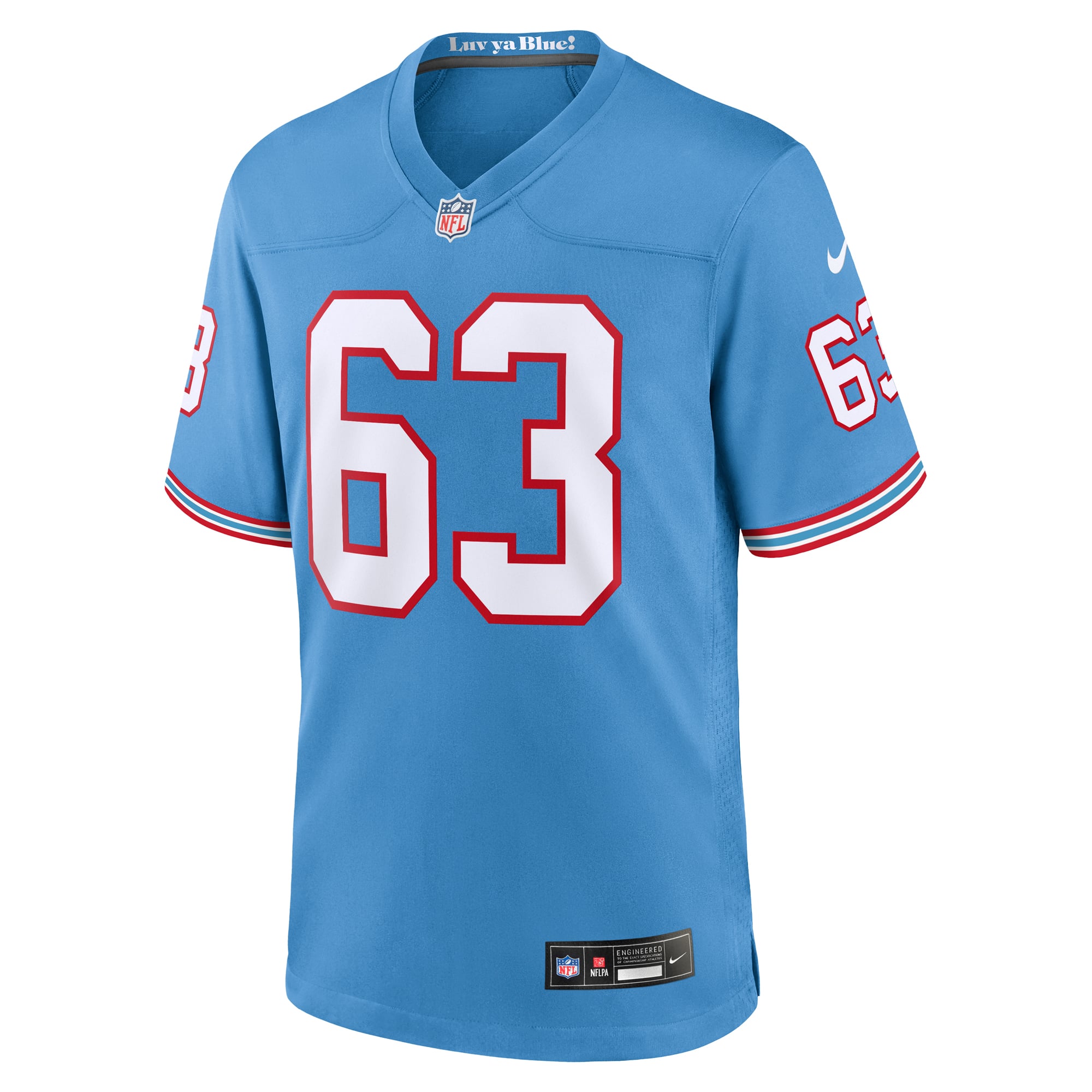Mike Munchak Tennessee Titans Player Alternate Game Jersey - Light Blue