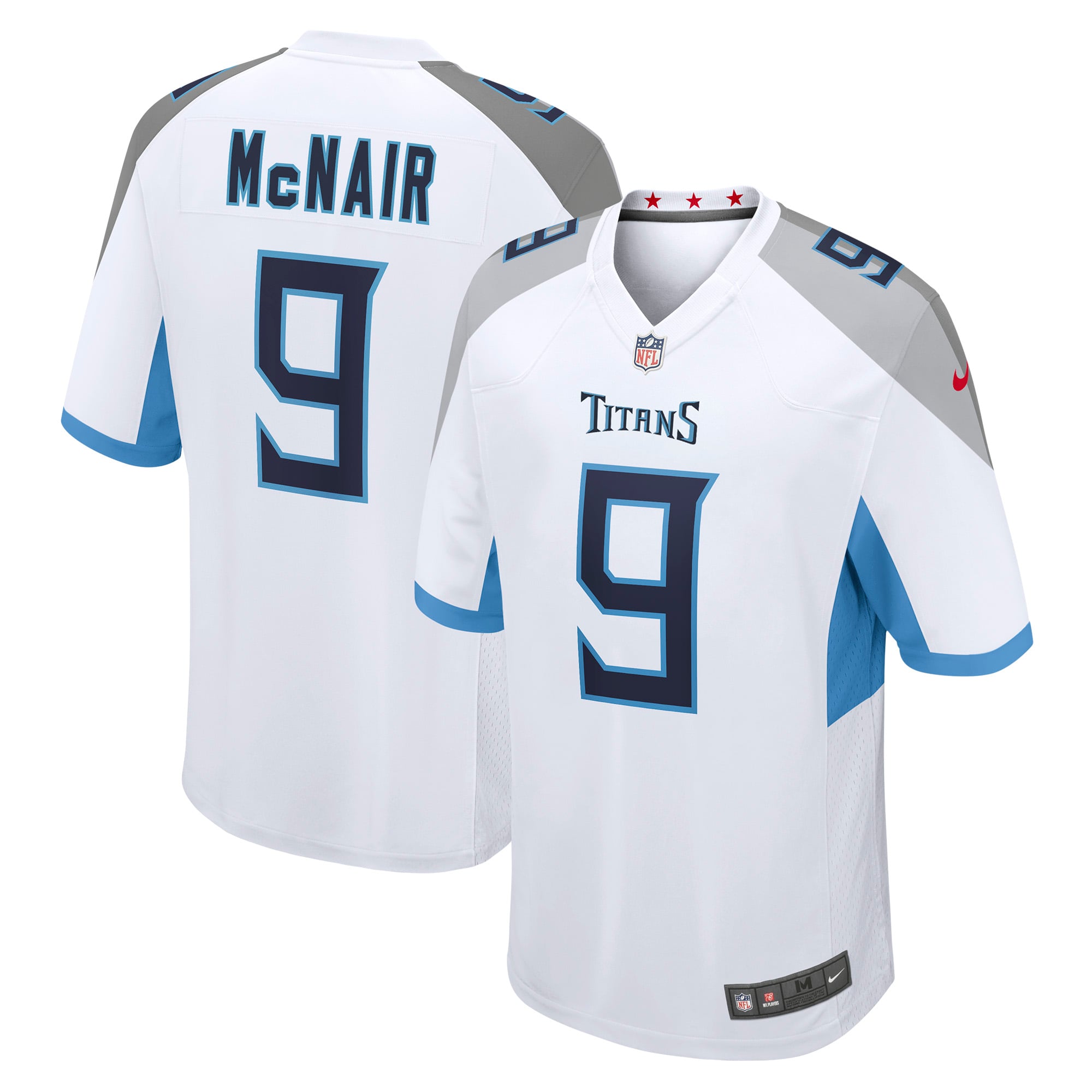 Steve McNair Tennessee Titans Player Game Jersey - White