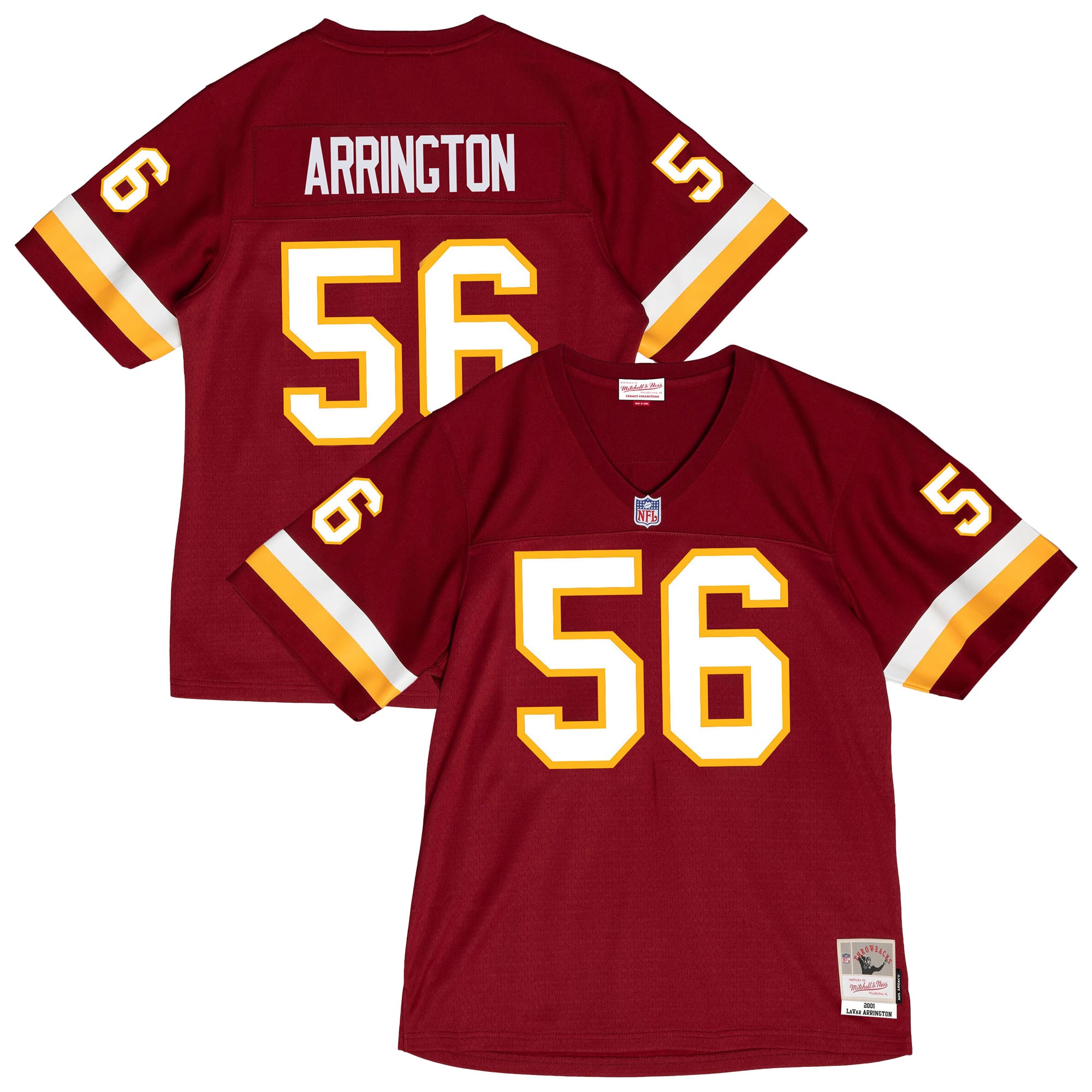 LaVar Arrington Washington Commanders Throwback Jersey