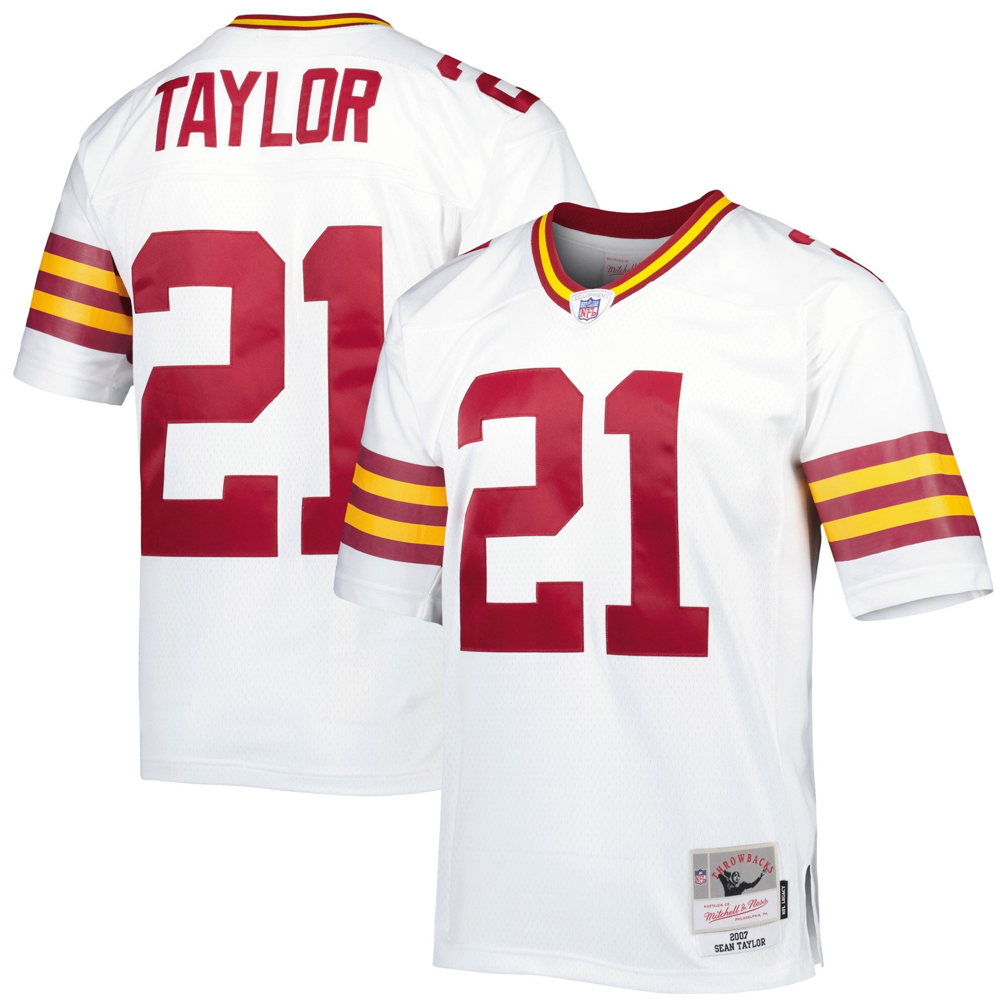 Sean Taylor Washington Commanders Player Big & Tall Throwback Jersey - White