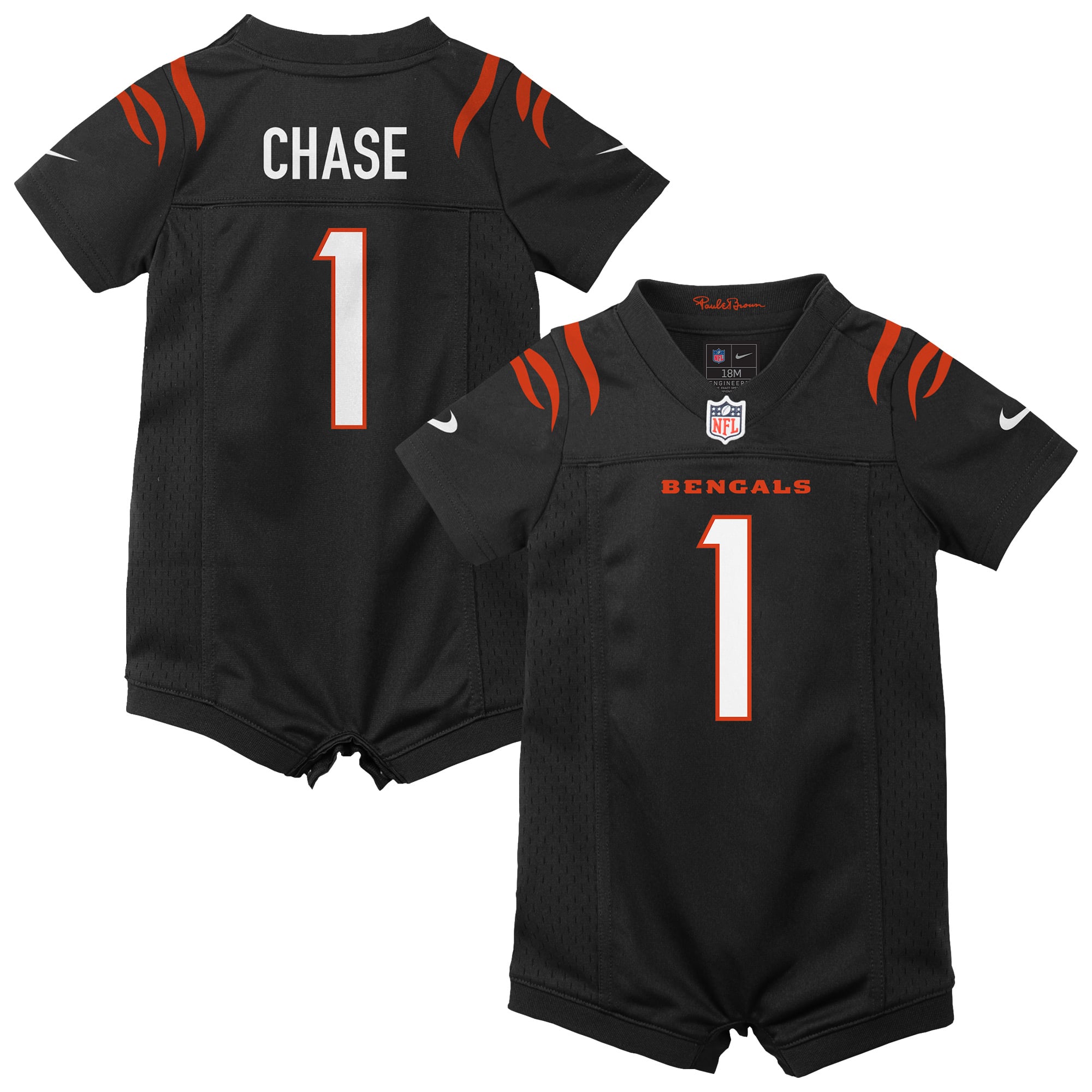 Ja'Marr Chase Cincinnati Bengals Infant Game Jersey - Black