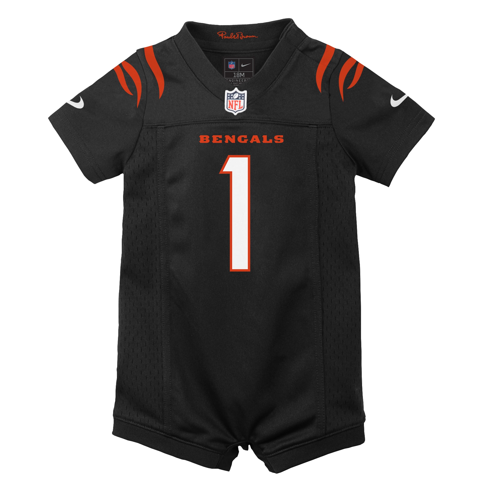 Ja'Marr Chase Cincinnati Bengals Infant Game Jersey - Black
