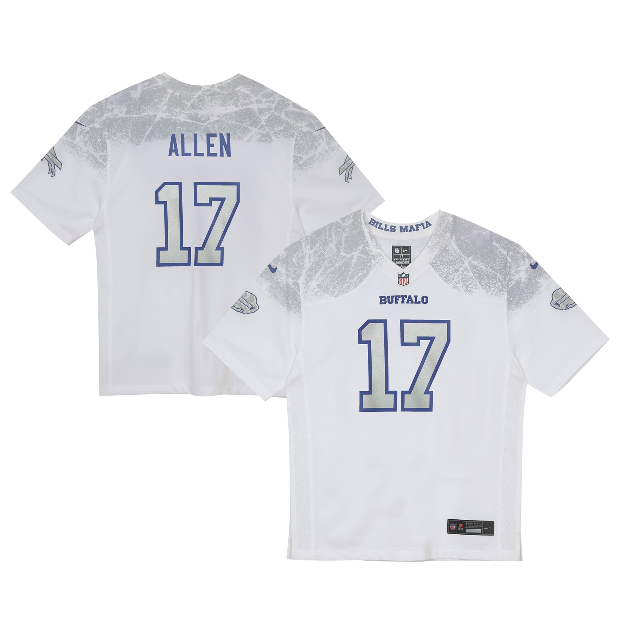 Josh Allen Buffalo Bills Toddler Rivalries Game Jersey - White