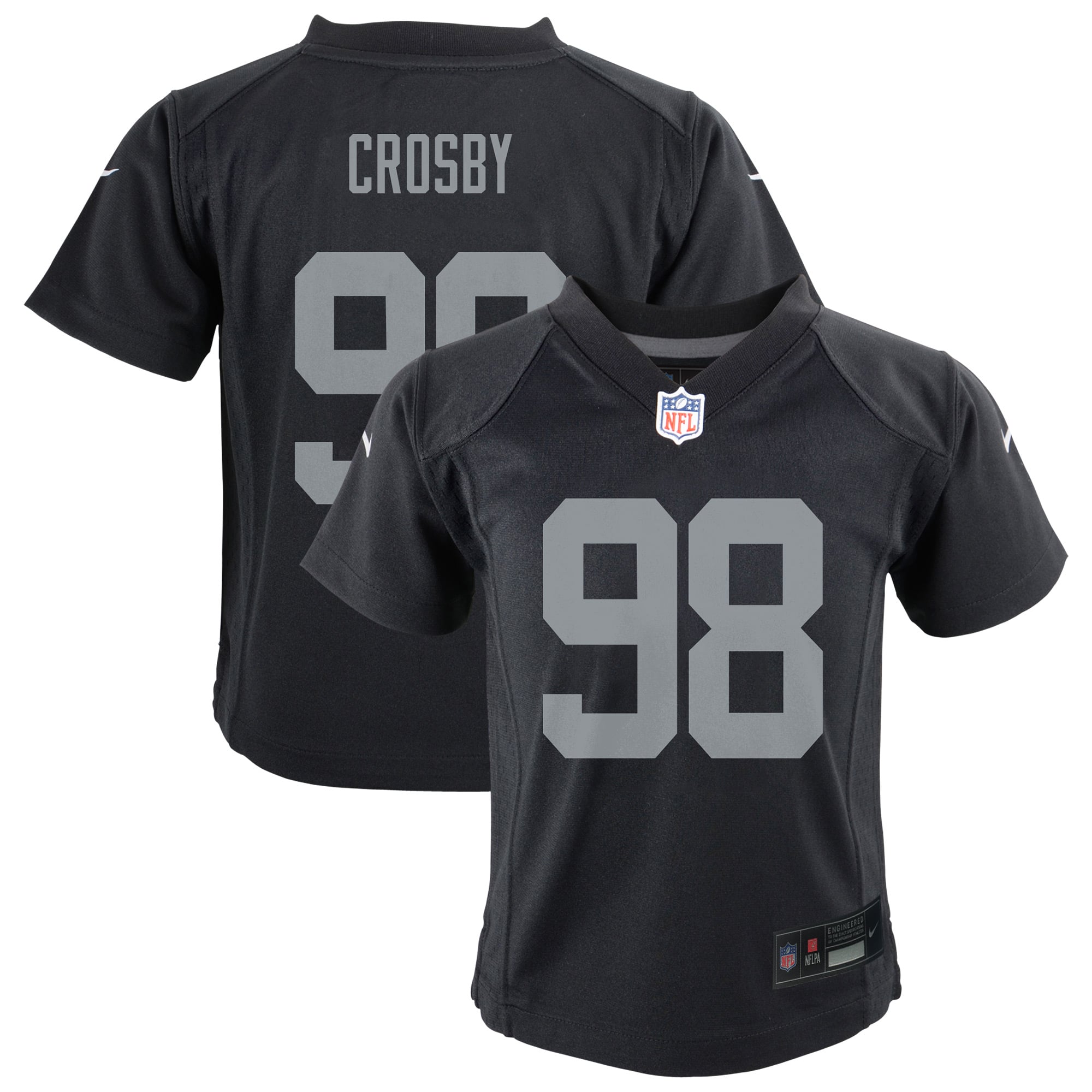 Maxx Crosby Las Vegas Raiders Preschool Team Game Jersey - Black