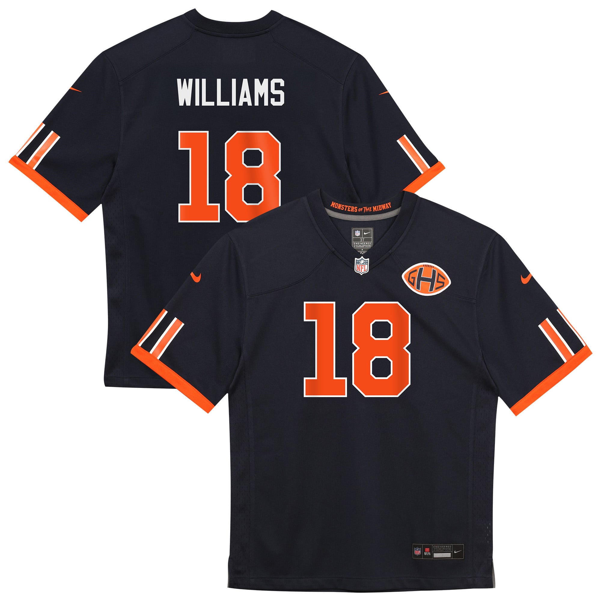 Caleb Williams Chicago Bears Toddler Rivalries Game Jersey - Navy