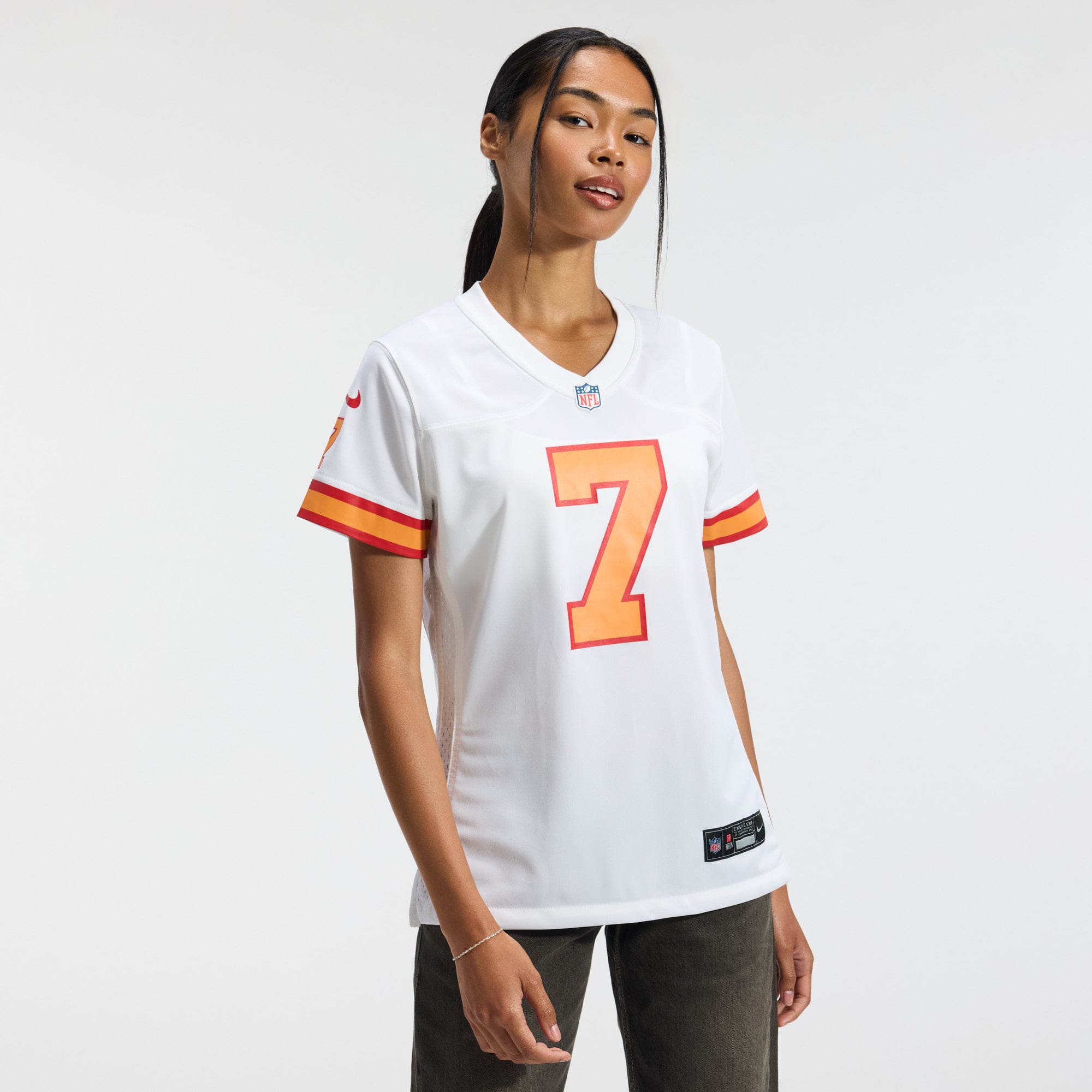 Bucky Irving Tampa Bay Buccaneers Women's Game Jersey - White