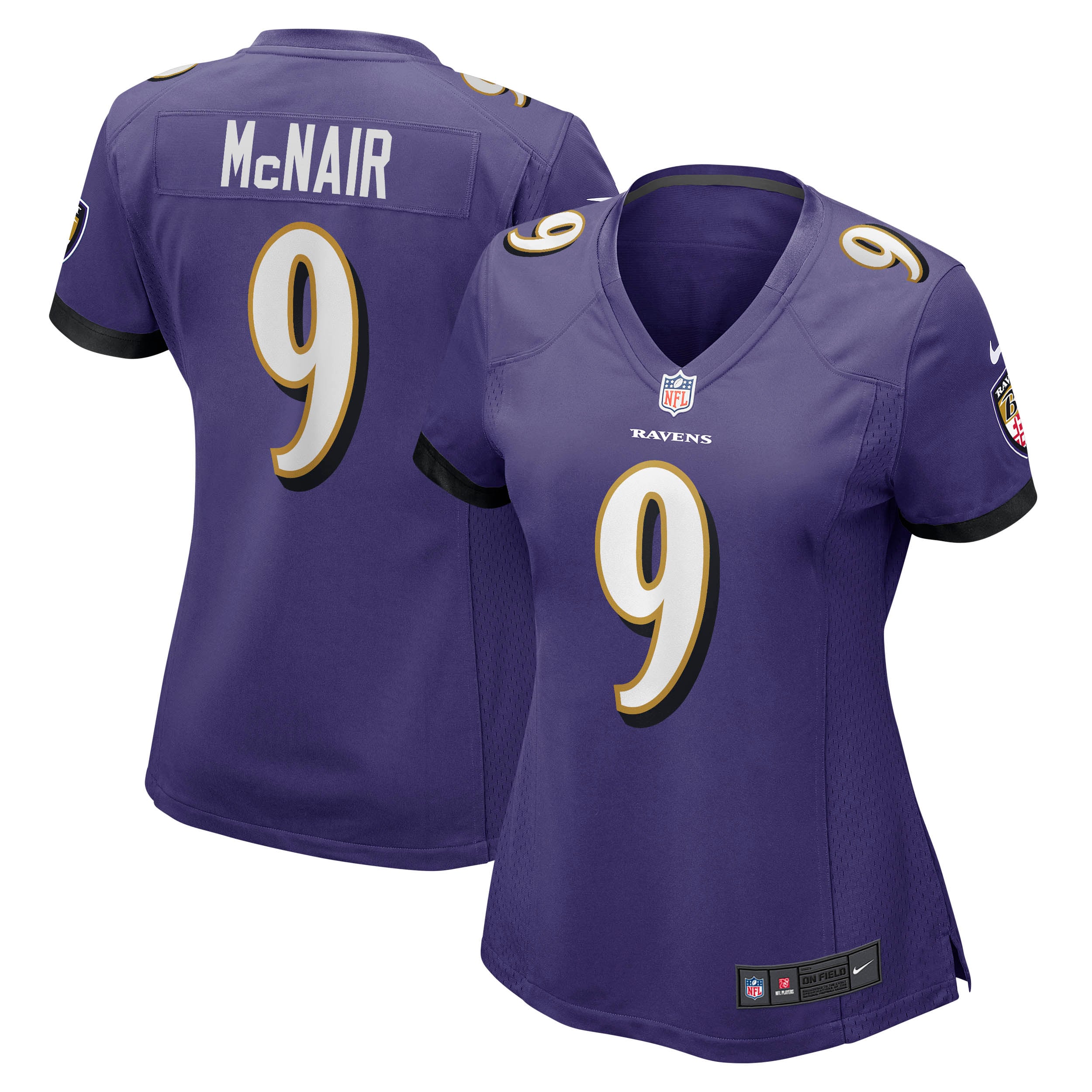 Steve McNair Baltimore Ravens Women's Player Game Jersey - Purple