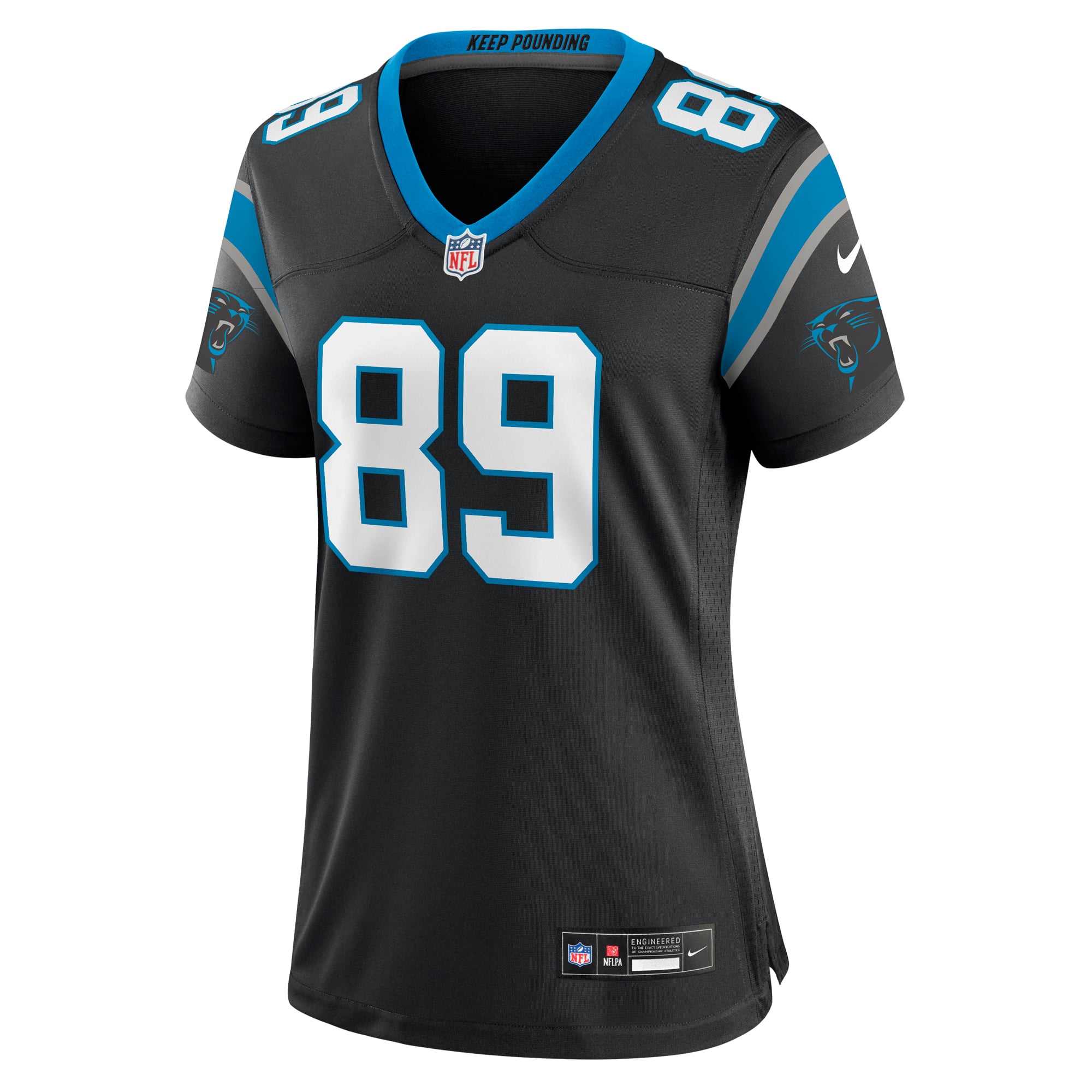 Steve Smith Sr. Carolina Panthers Women's Player Game Jersey - Black