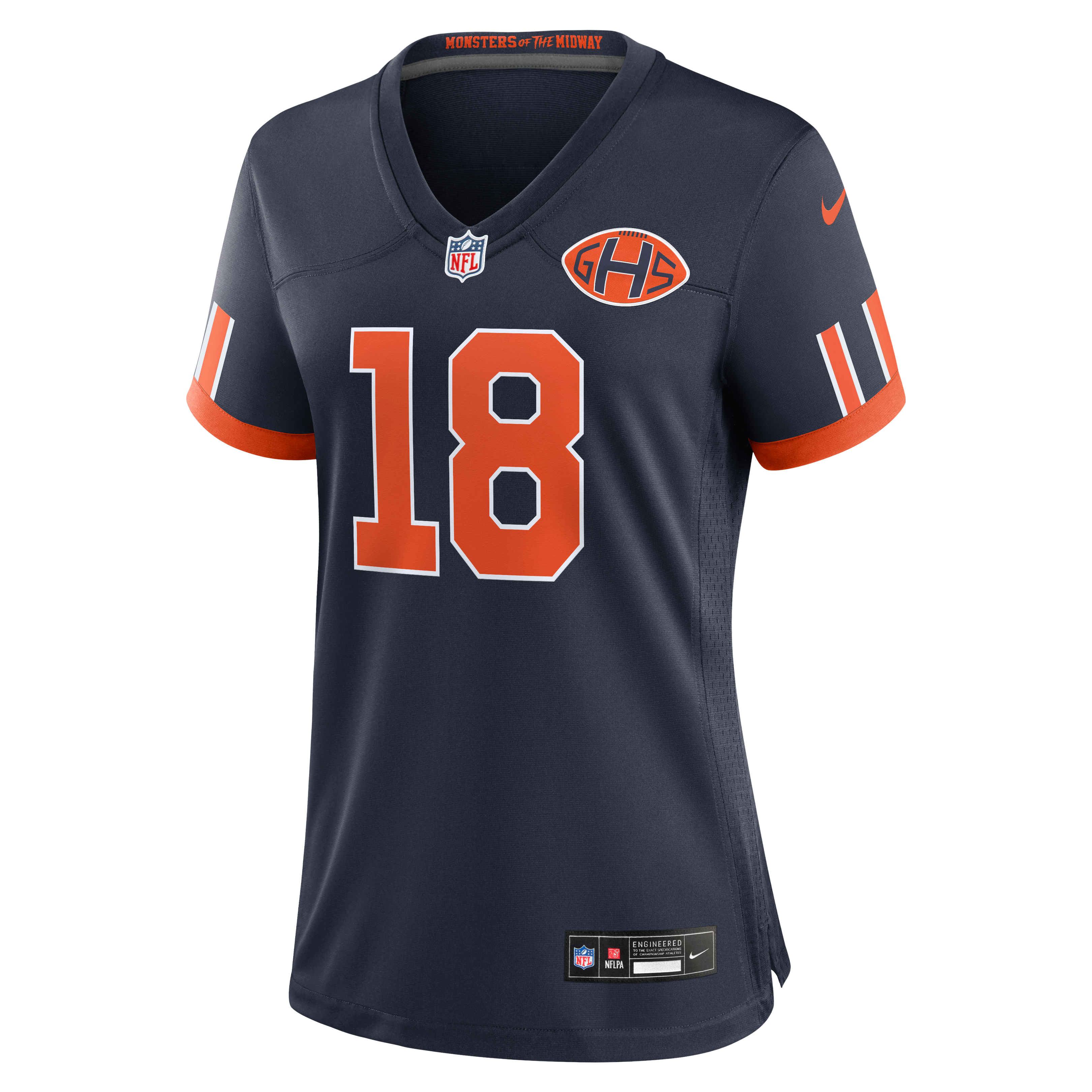 Caleb Williams Chicago Bears Women's Rivalries Game Jersey - Navy