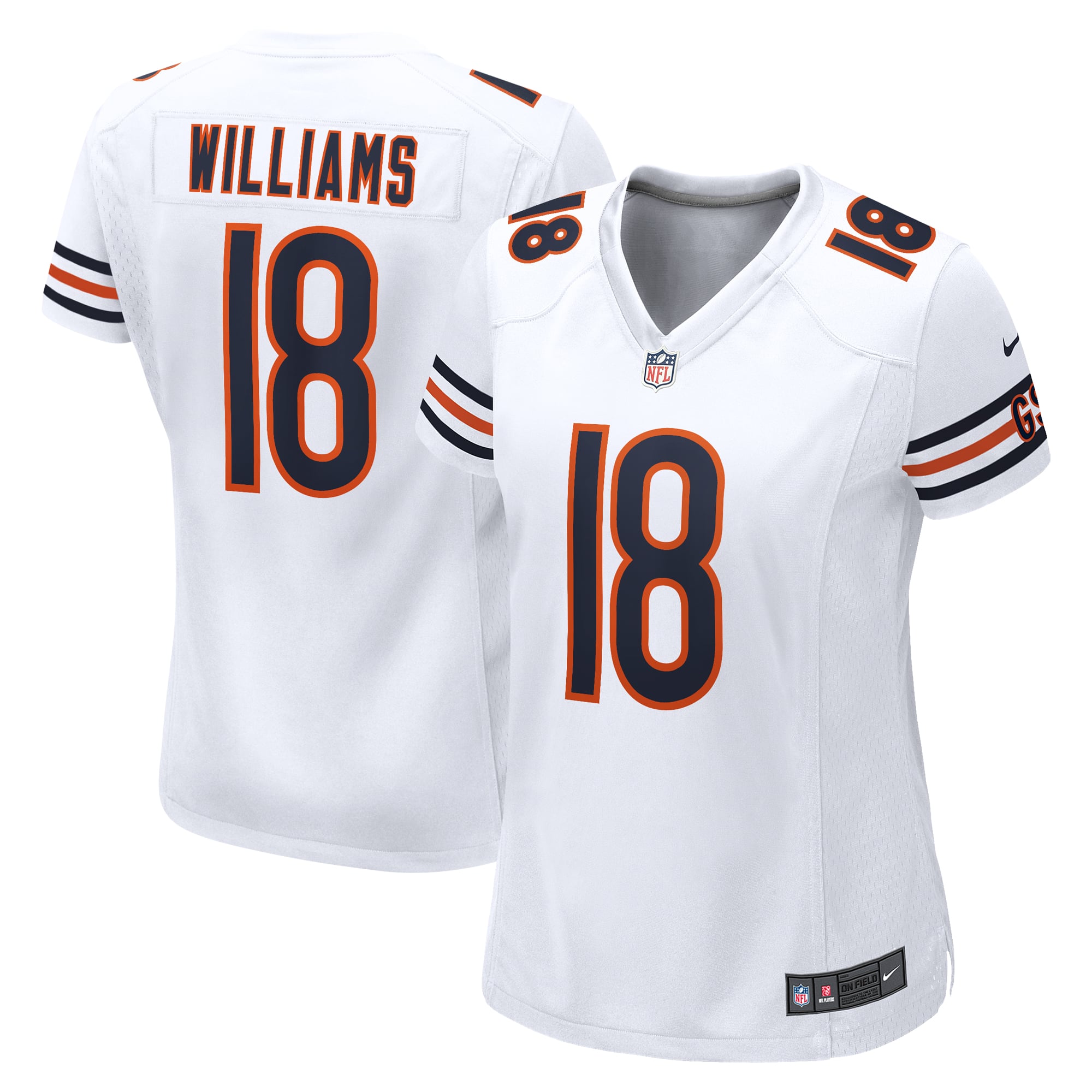 Caleb Williams Chicago Bears Women's Player Game Jersey - White