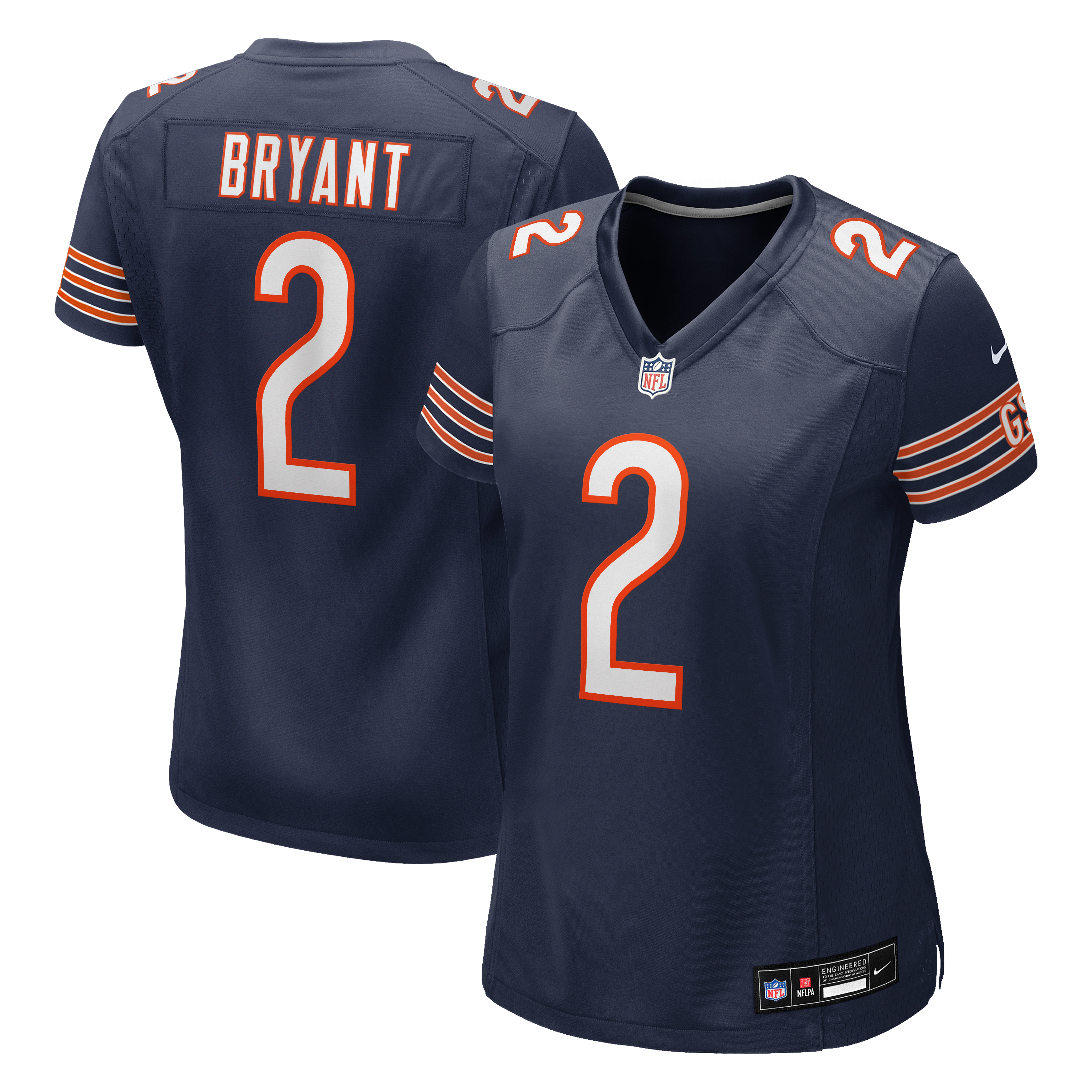 Coby Bryant Chicago Bears Women's Team Game Jersey - Navy