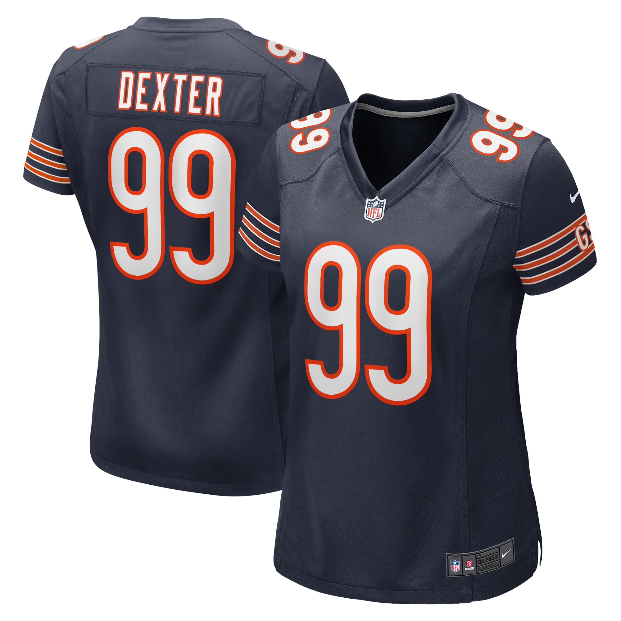 Chicago Bears Women's Team Game Jersey - Navy