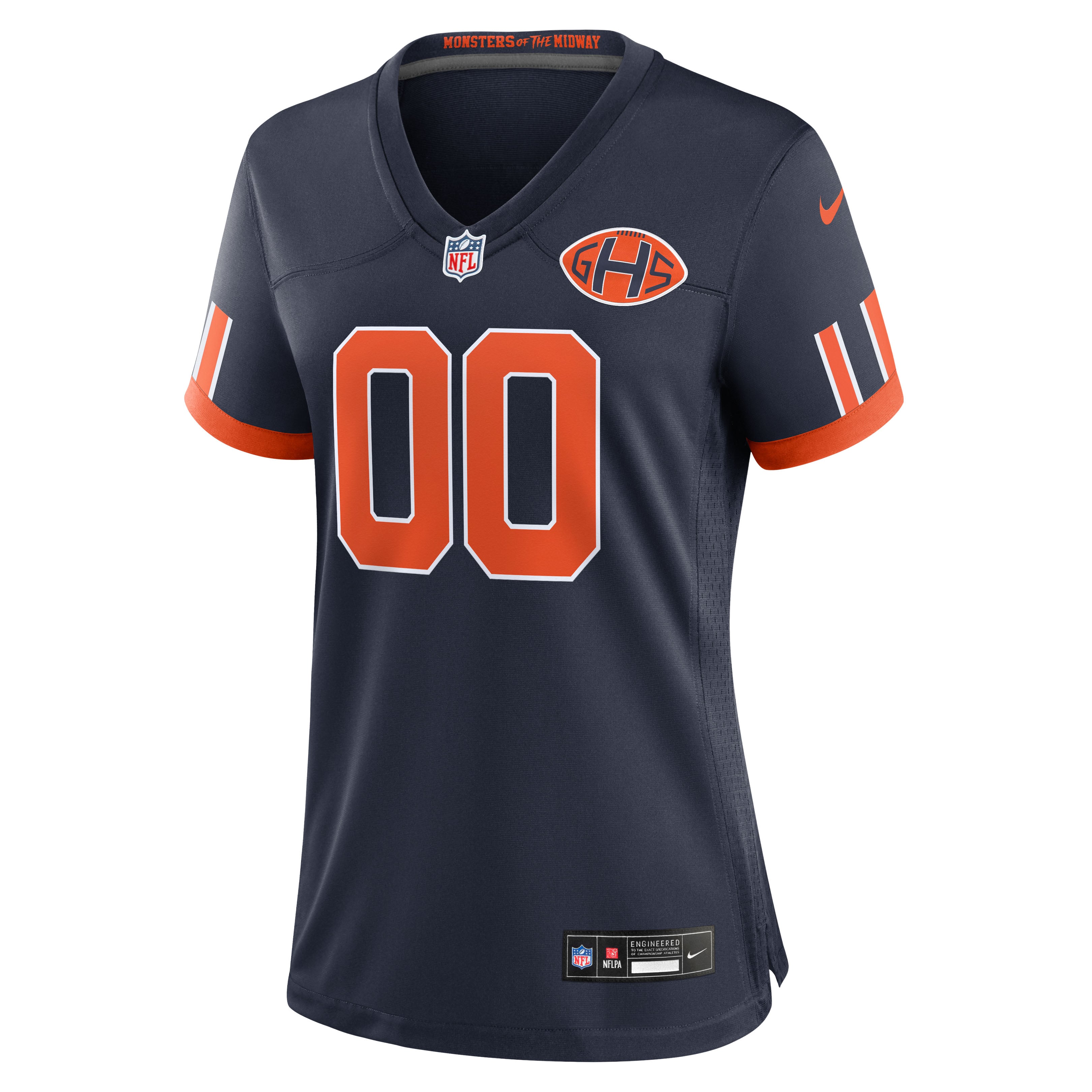 Chicago Bears Women's Rivalries Game Custom Jersey - Navy